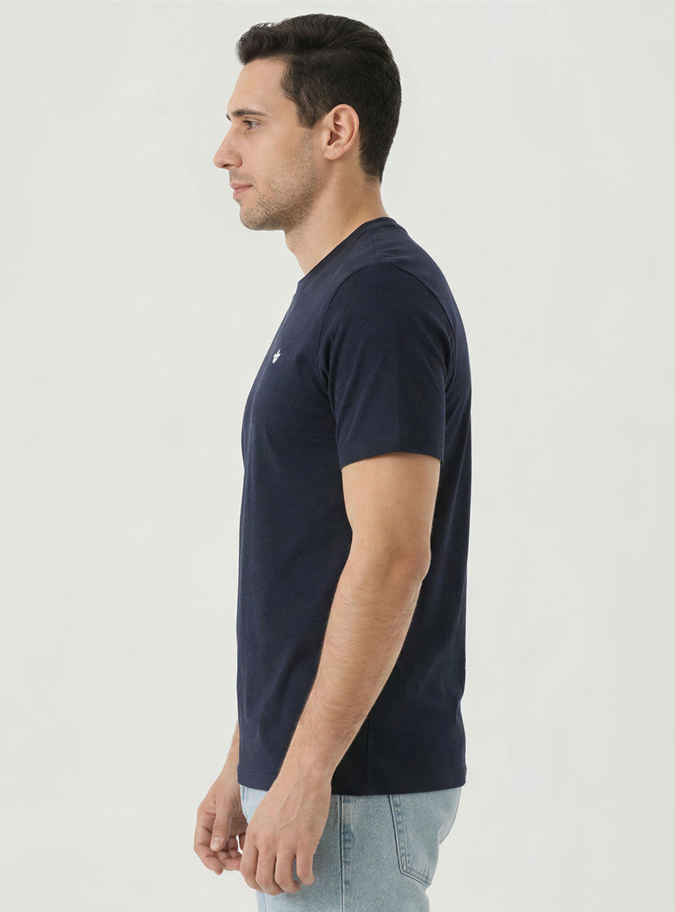 Polera Manga Corta Logo Wing And Anchor Cuello Redondo-2