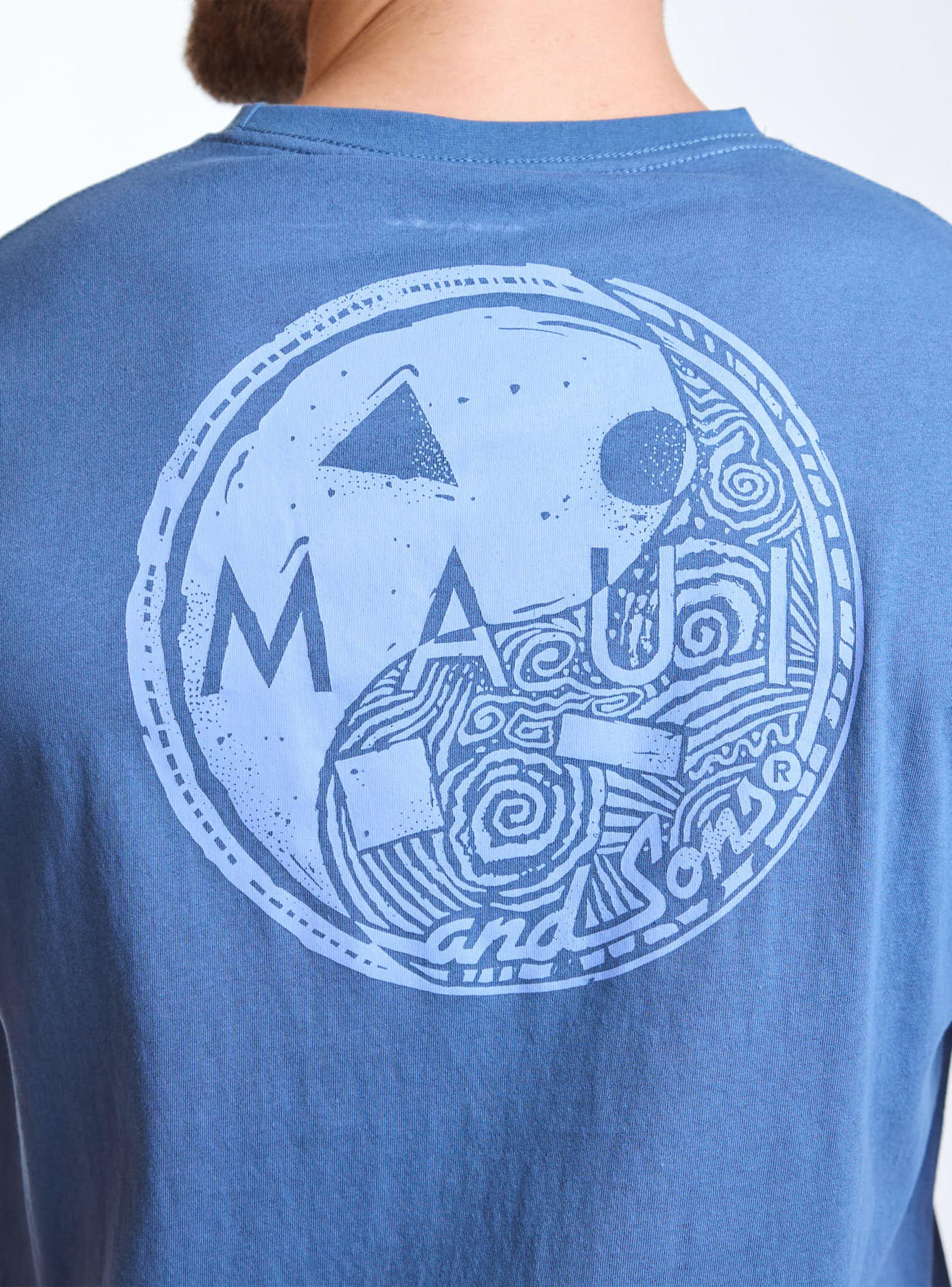 Polera Manga Corta Estampado en Espalda-4