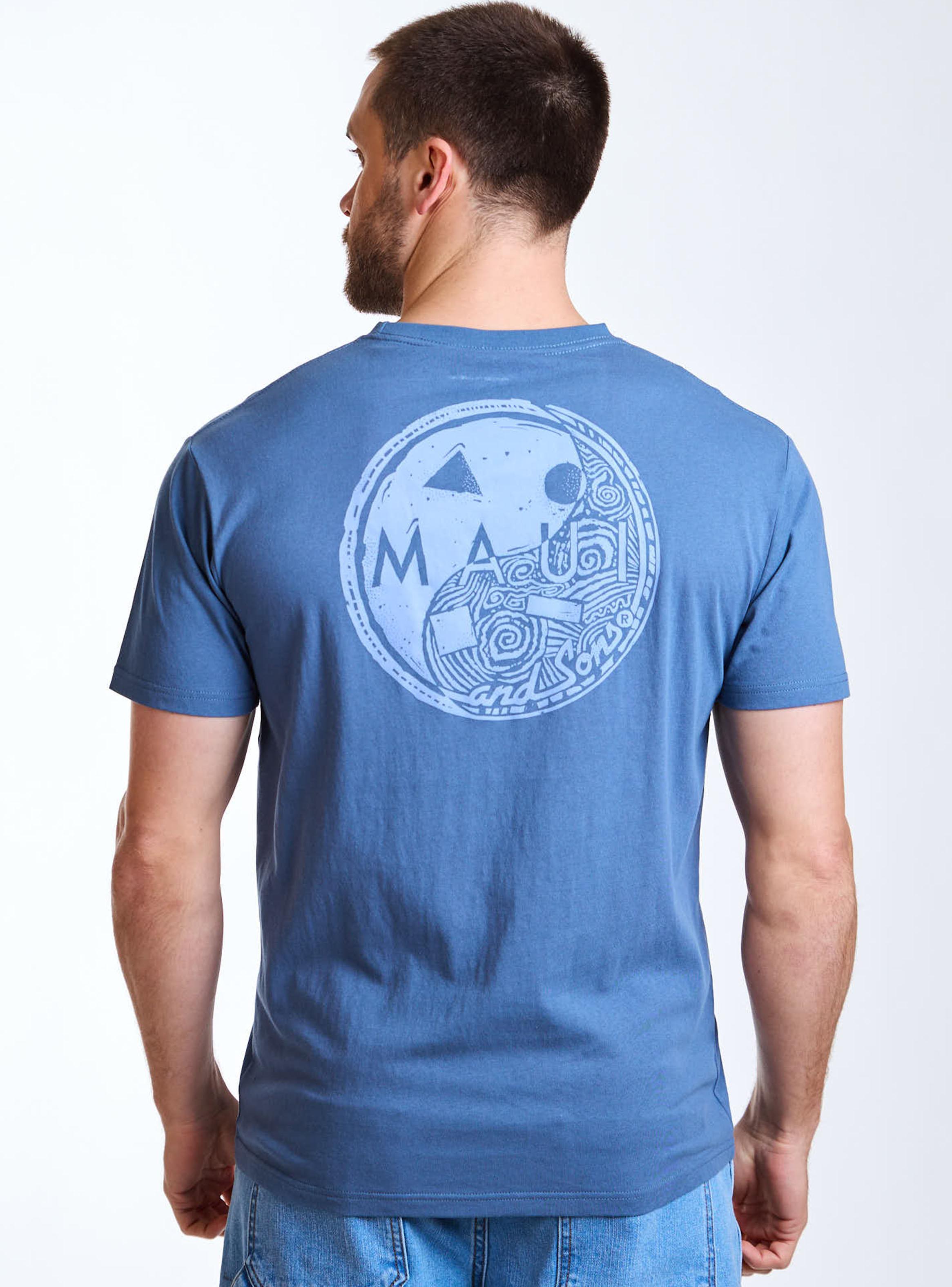 Polera Manga Corta Estampado en Espalda-1