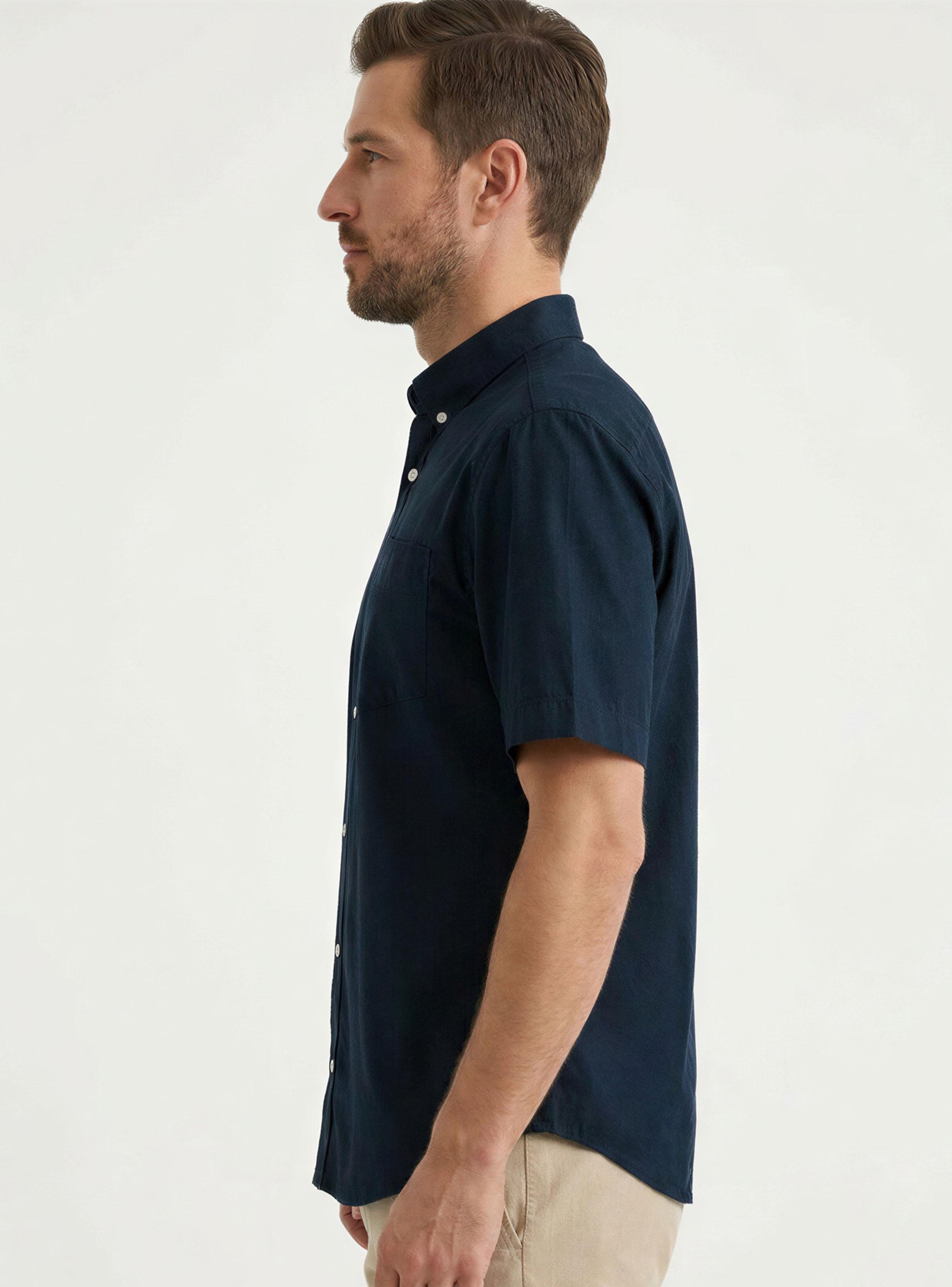 Camisa Manga Corta con Bolsillo Signature Stain Def-2