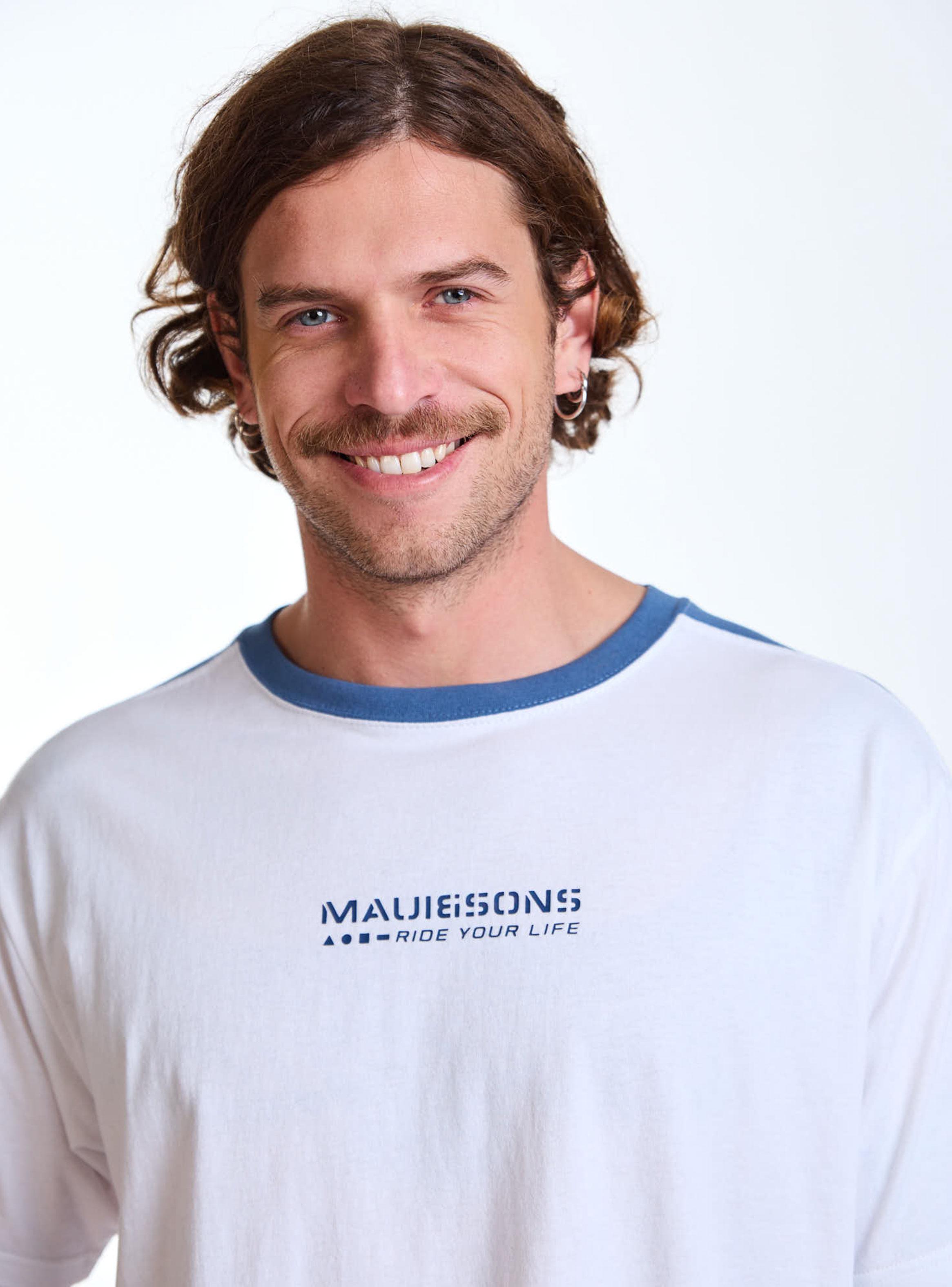 Polera Franja en Hombros Manga Corta-3