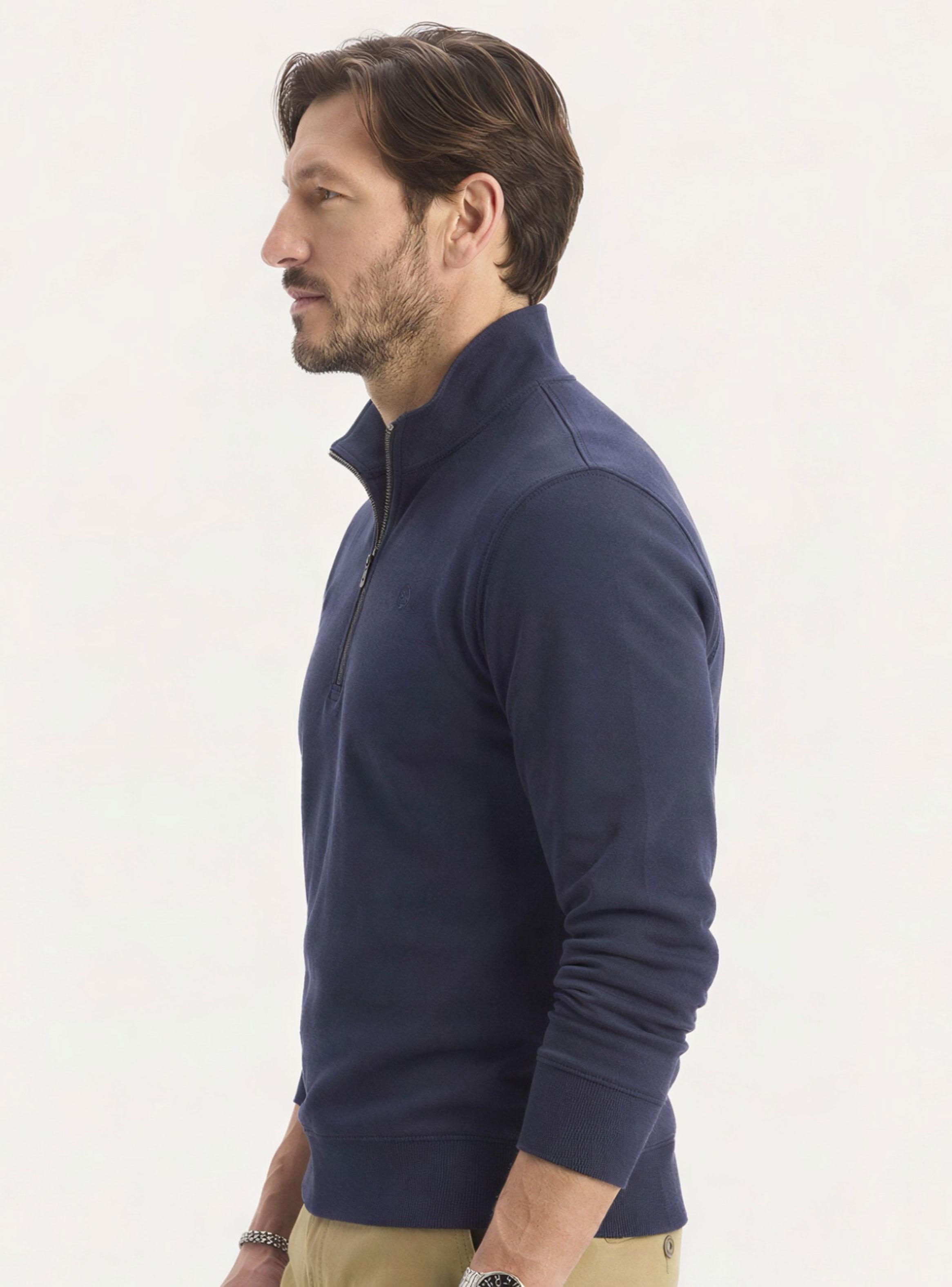 Polerón Liso Zip Fleece-2