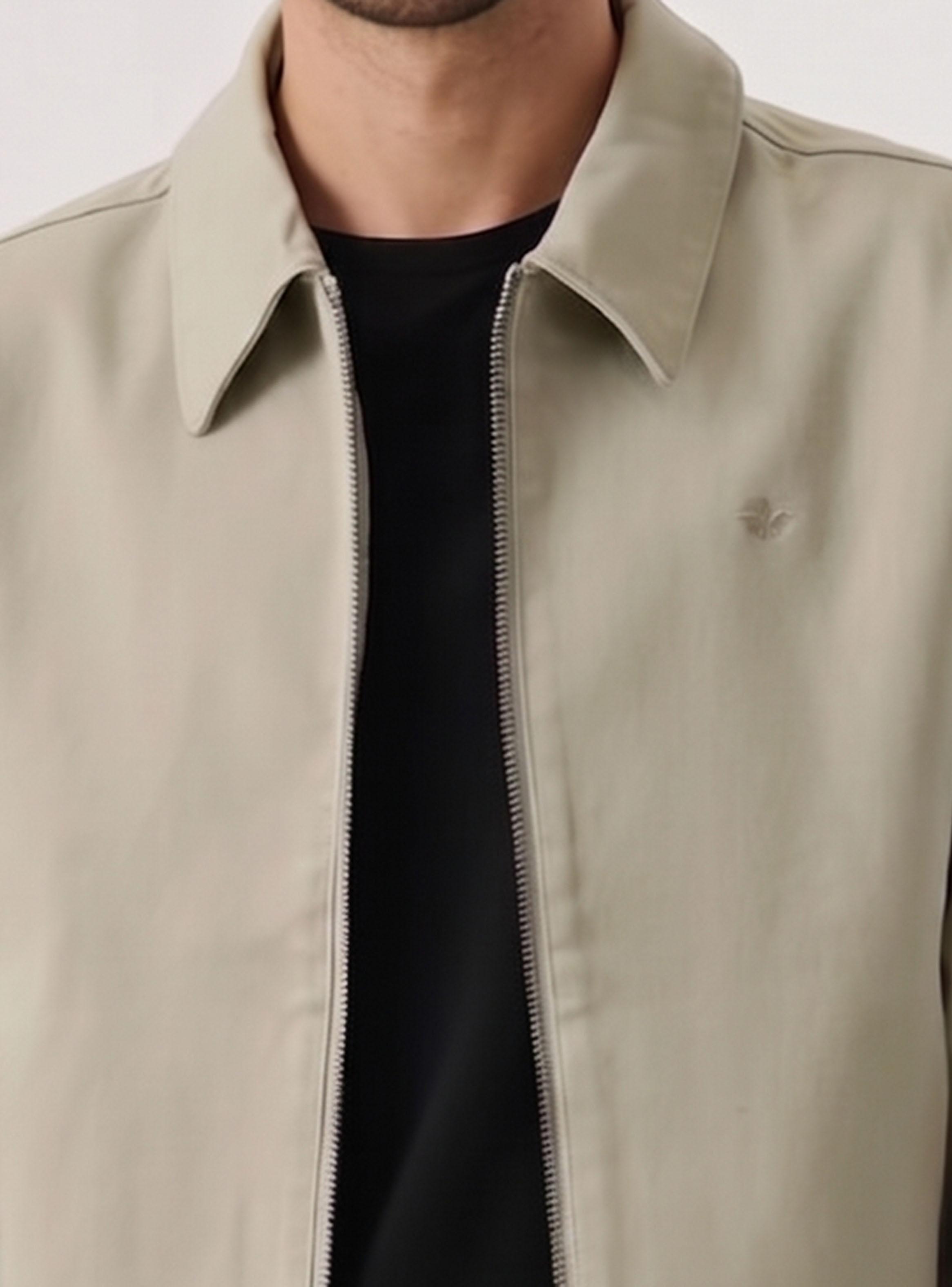 Chaqueta Laydown Collar Cotton-3