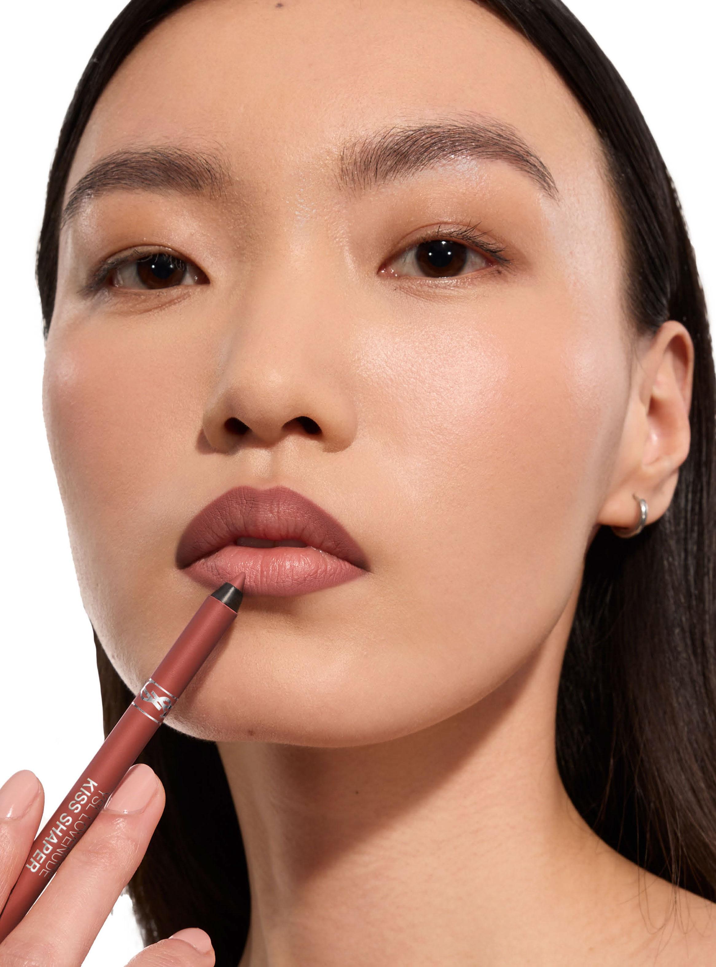 Delineador de Labios YSL Lovenude Kiss Sharper 104 Burning Mauve-2