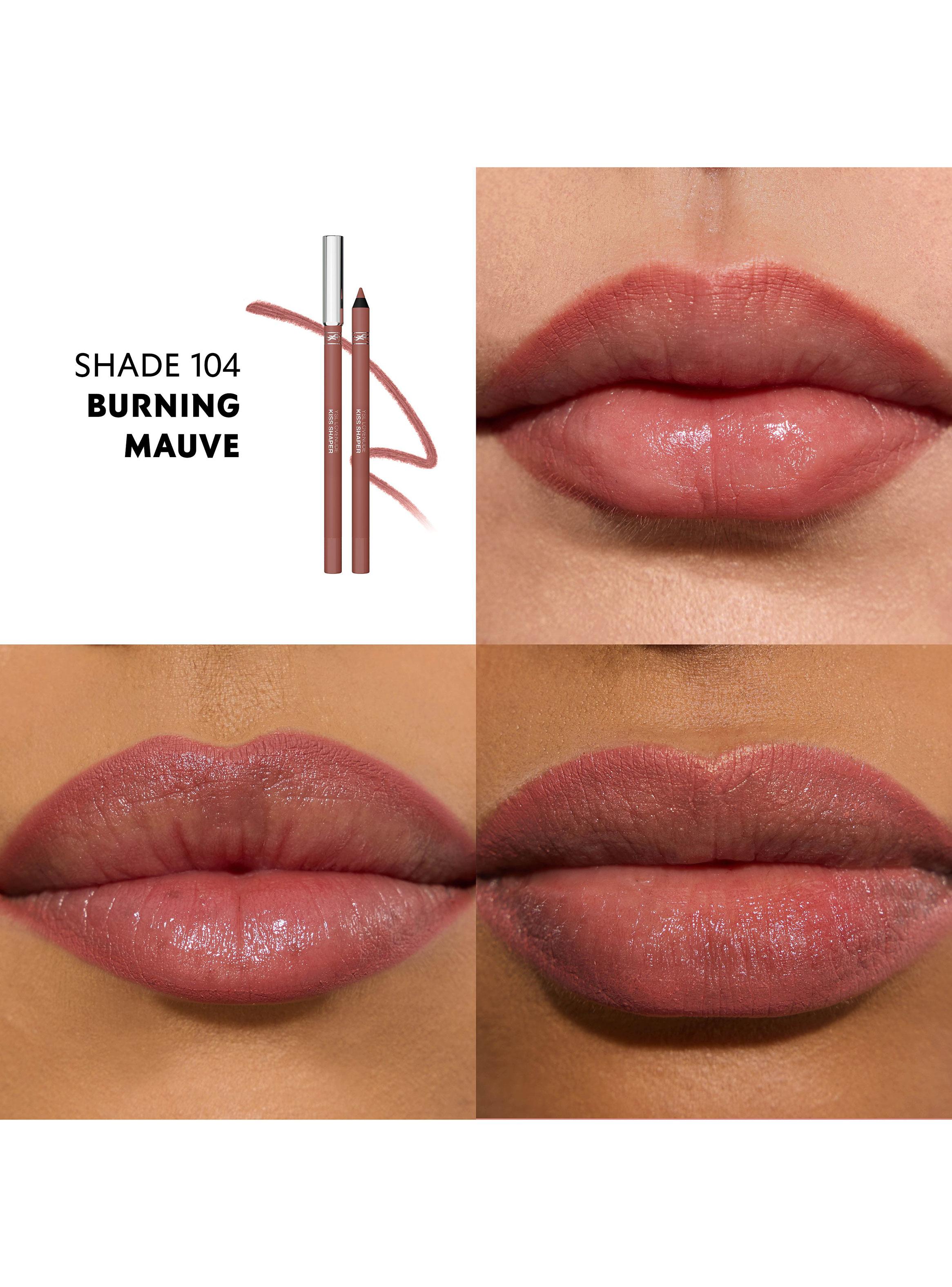 Delineador de Labios YSL Lovenude Kiss Sharper 104 Burning Mauve-3