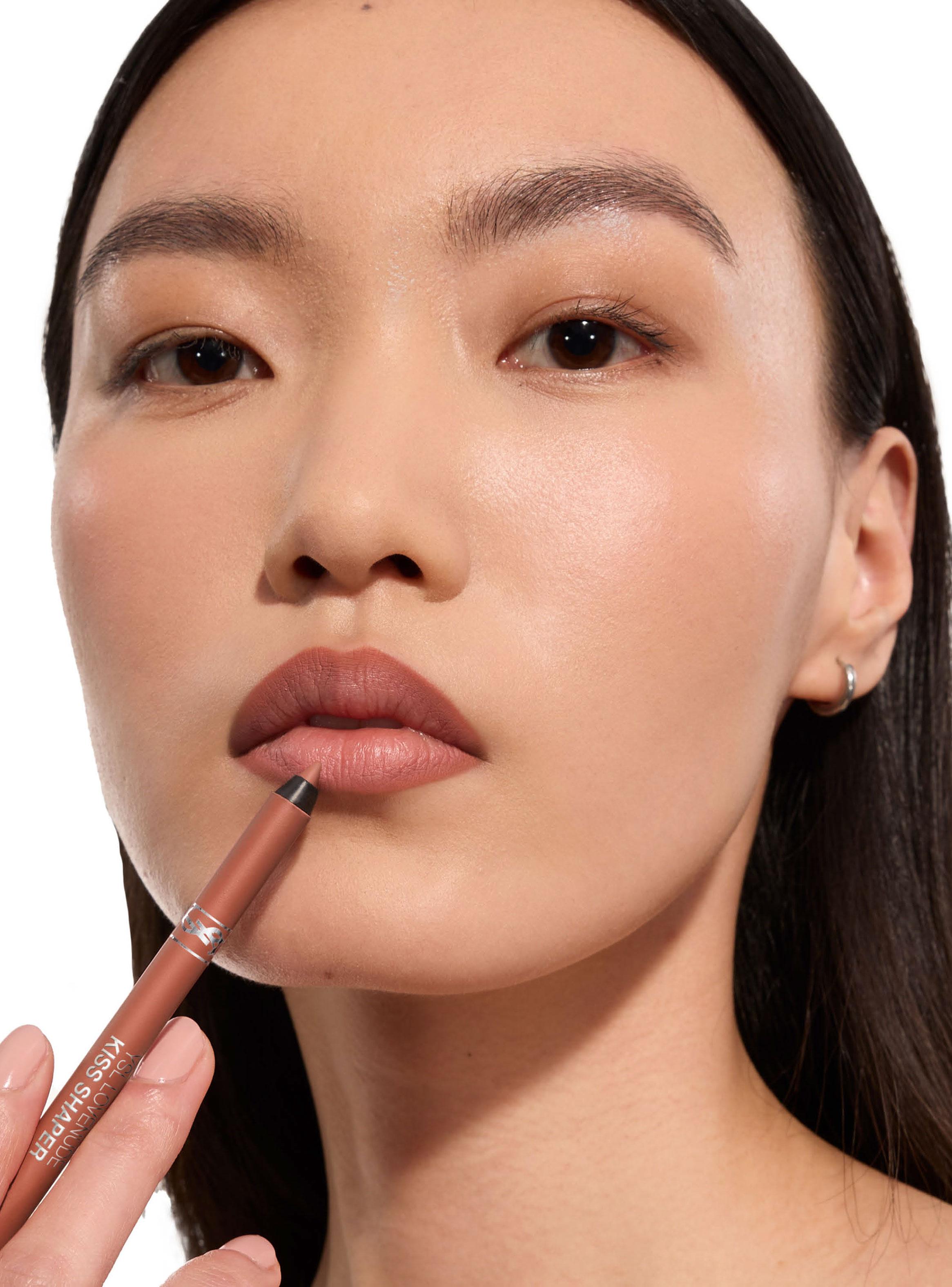 Delineador de Labios YSL Lovenude Kiss Sharper 105 Burnt Honey-2