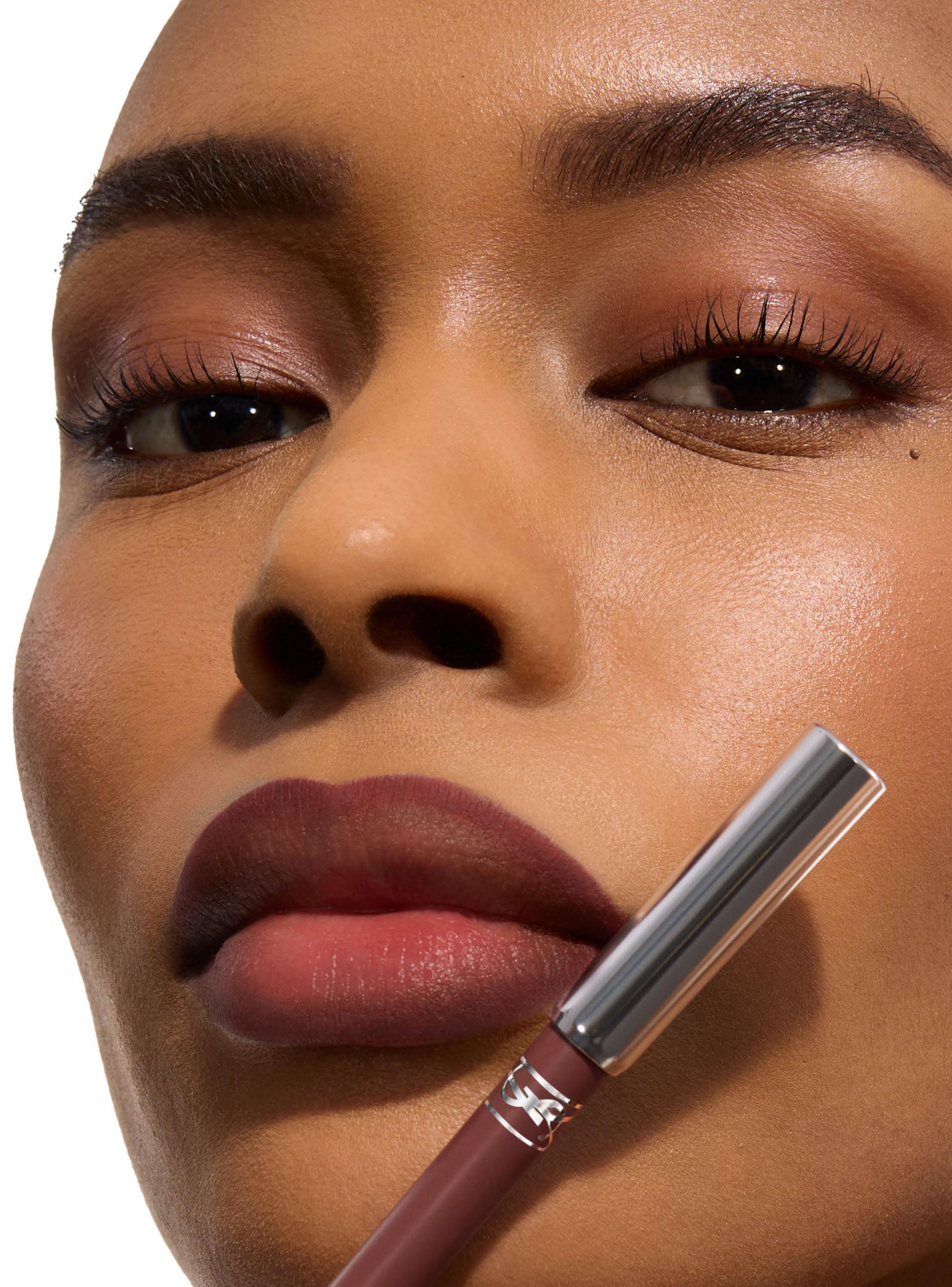Delineador de Labios YSL Lovenude Kiss Sharper 106 Spicy Smoke-2
