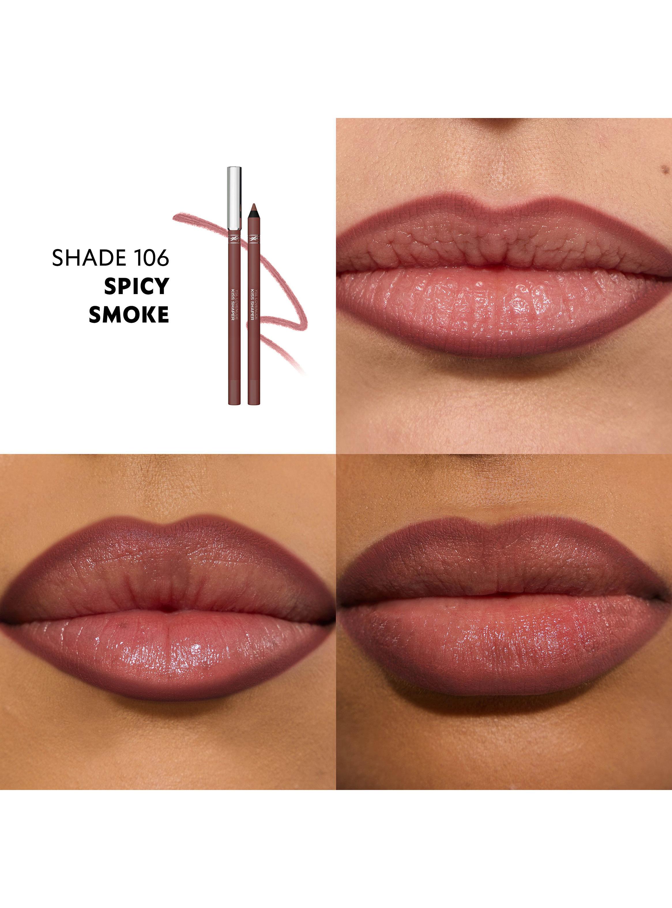 Delineador de Labios YSL Lovenude Kiss Sharper 106 Spicy Smoke-3