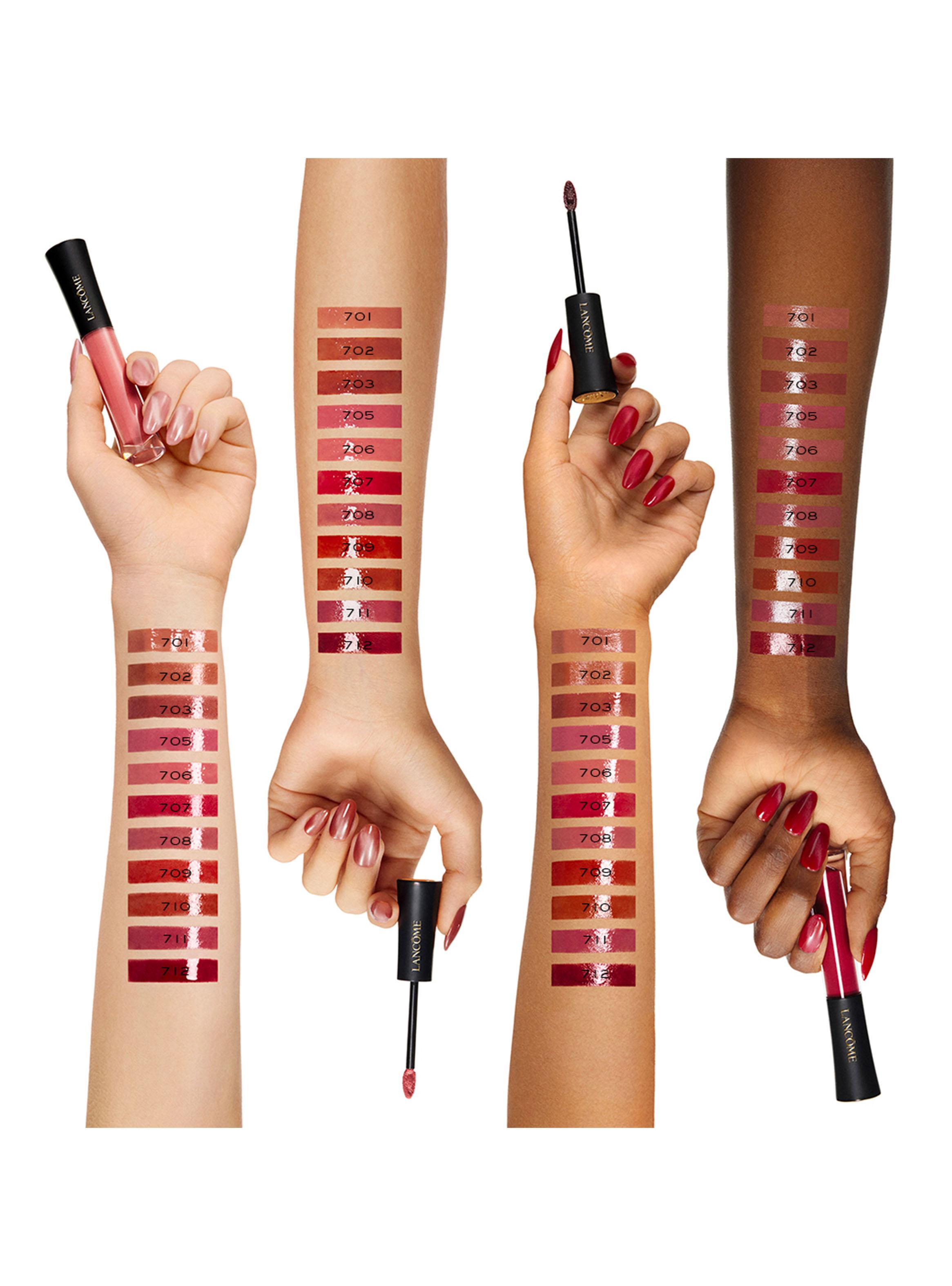 Brillo de Labios L'Absolu Rouge Glaze Tintation Tono 701 Snooze in Nude-5