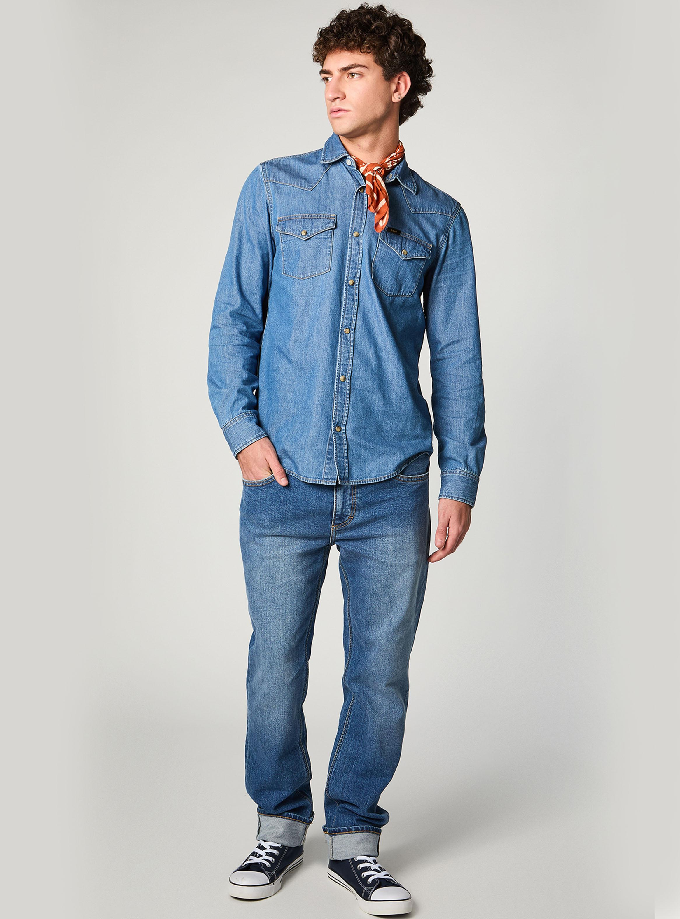 Camisa Jeans Wester-3