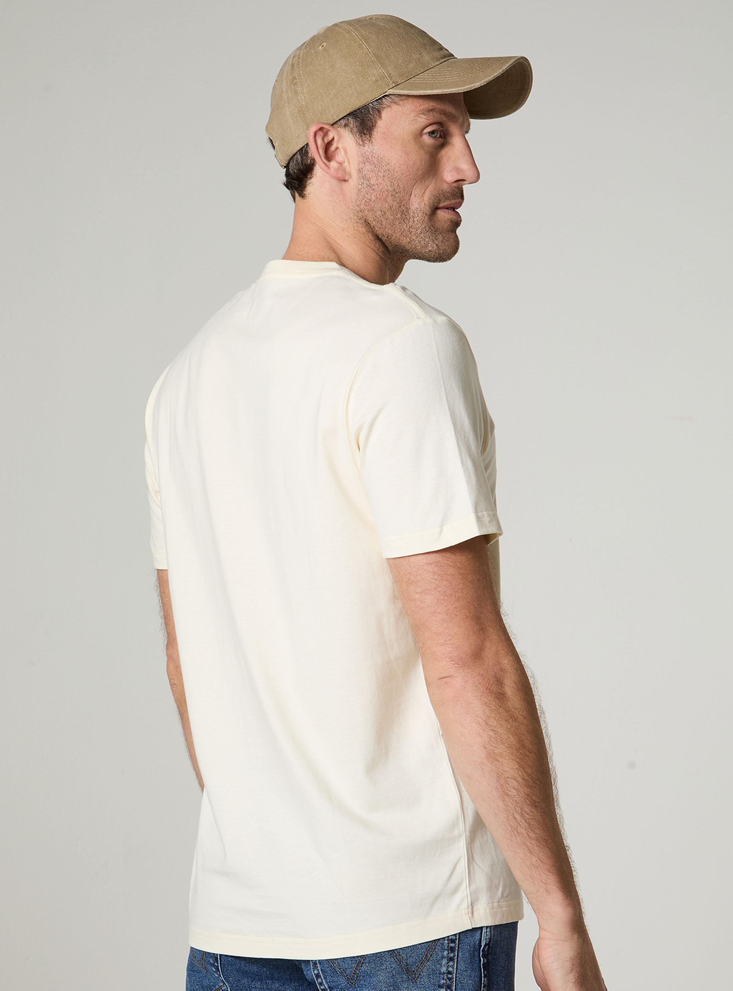Polera Manga Corta Regular Cuello Redondo Algodón-1