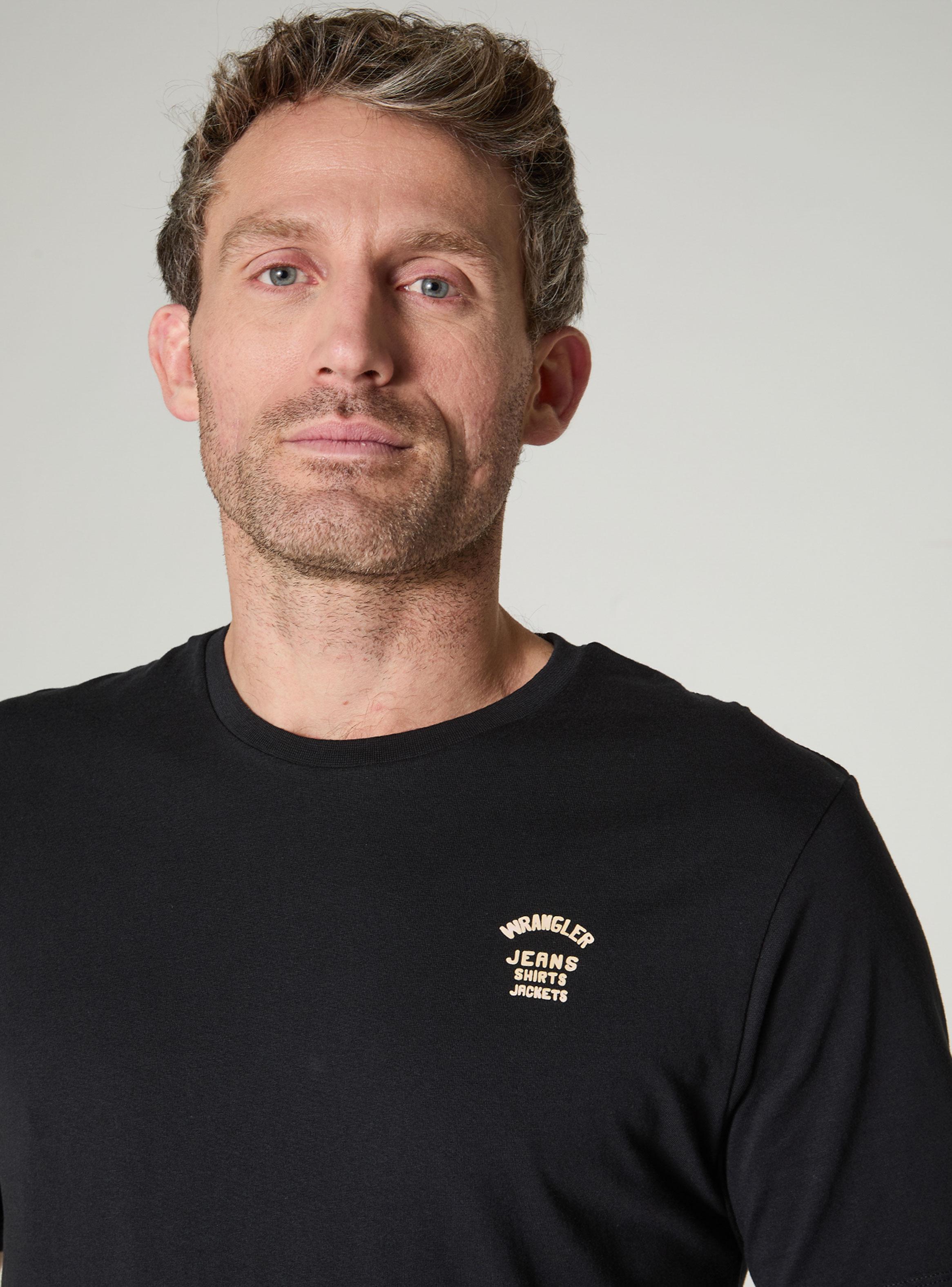 Polera Lisa con Logo Regular Algodón-2