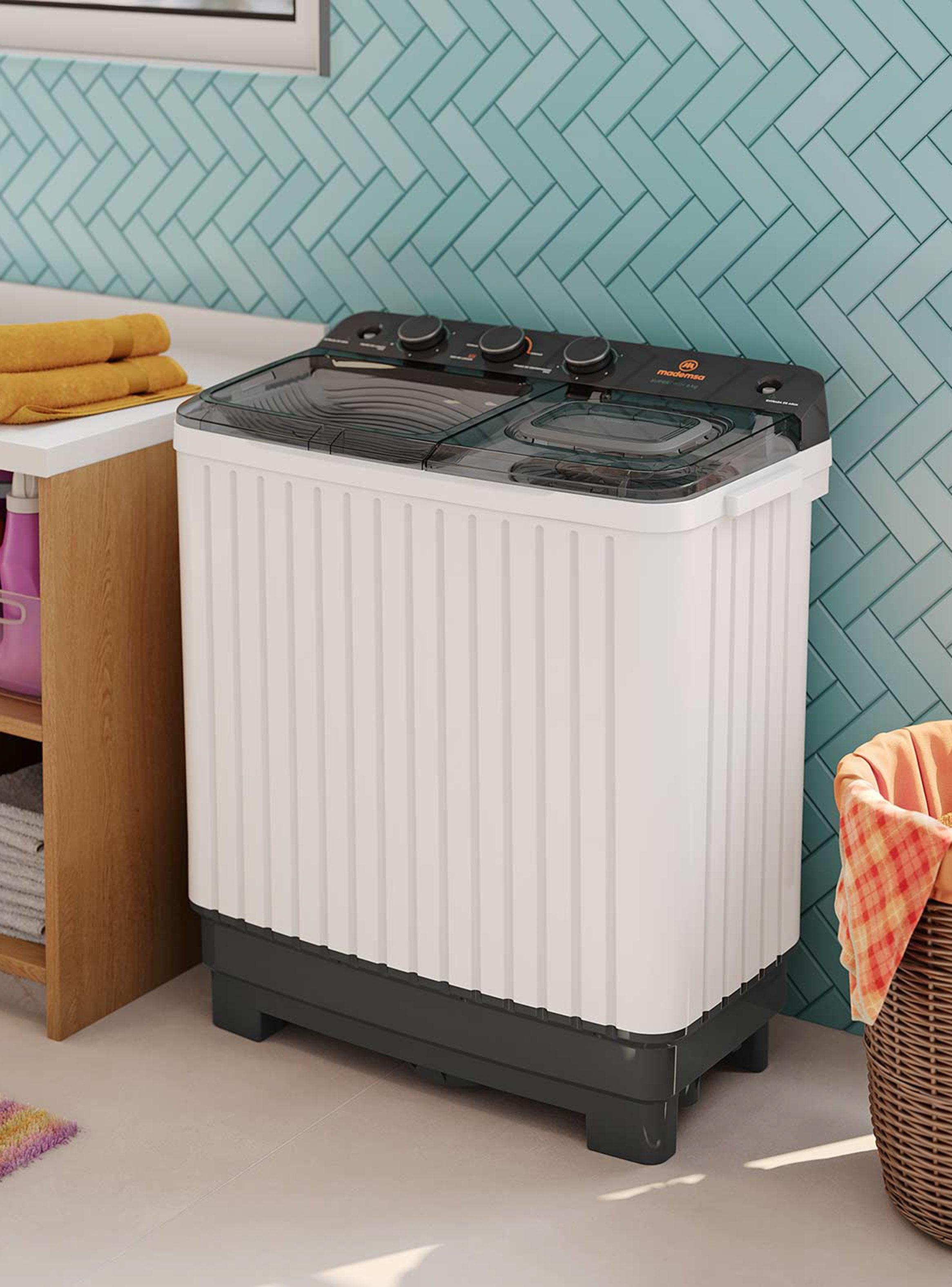Lavadora Carga Superior Semi Automática 6 kg MWMSAT6W Blanco-5