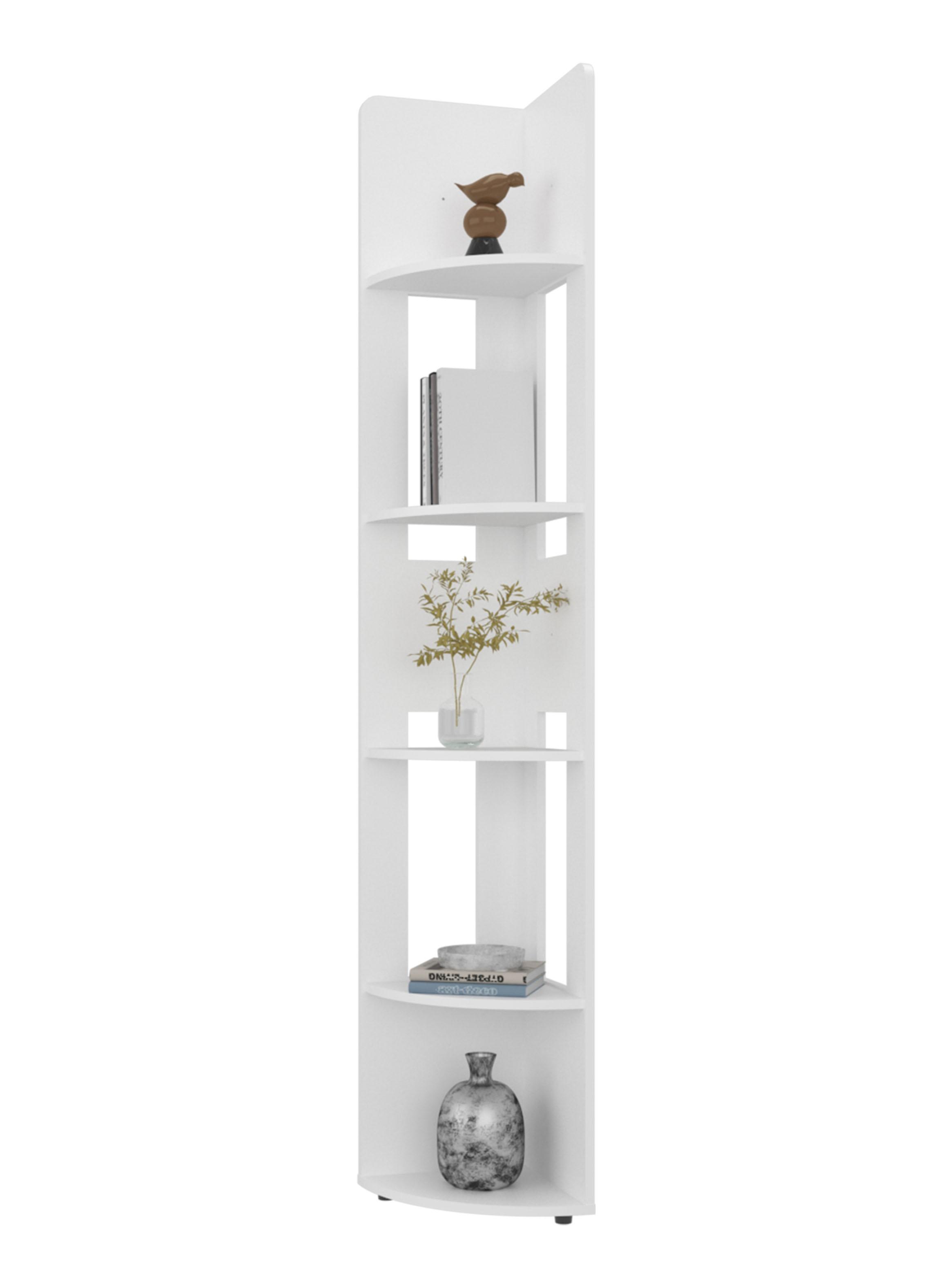 Estante Esquinero Home-E7 Blanco 180.6x30x30 cm-3