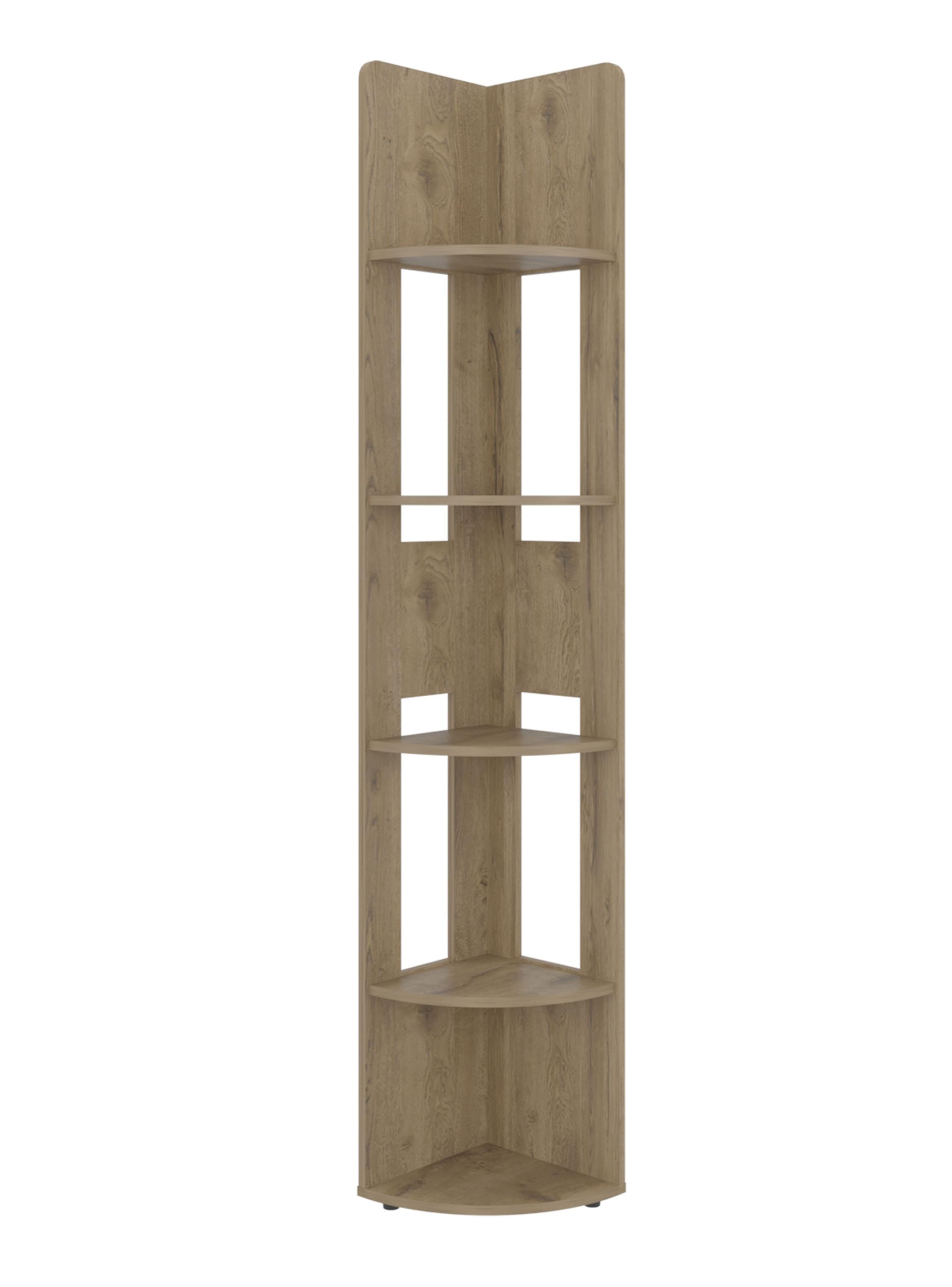 Estante Esquinero Home-E7 Macadamia 180.6x30x30 cm-0