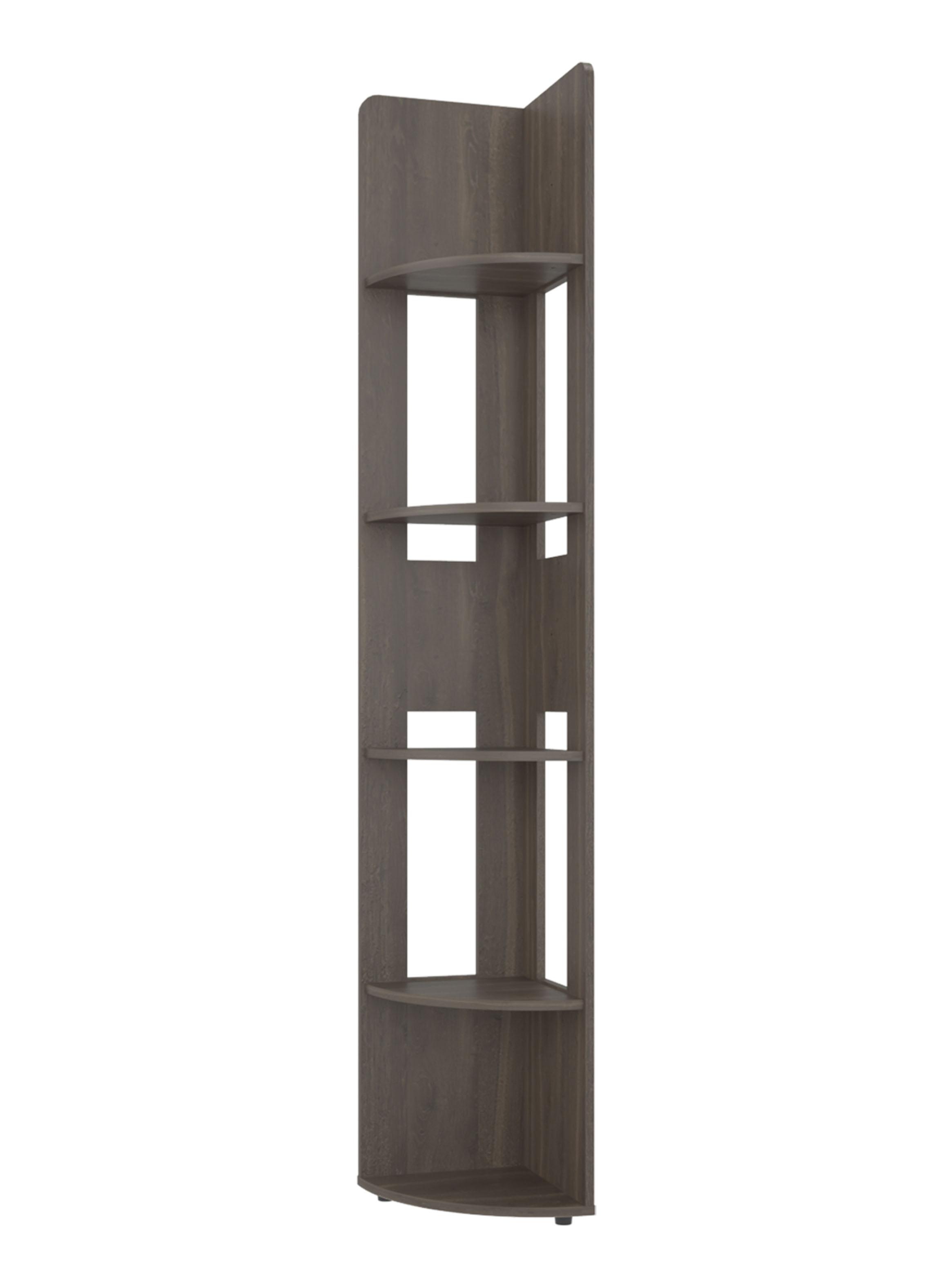 Estante Esquinero Home-E7 Milan y Blanco 180.6x30x30 cm-2