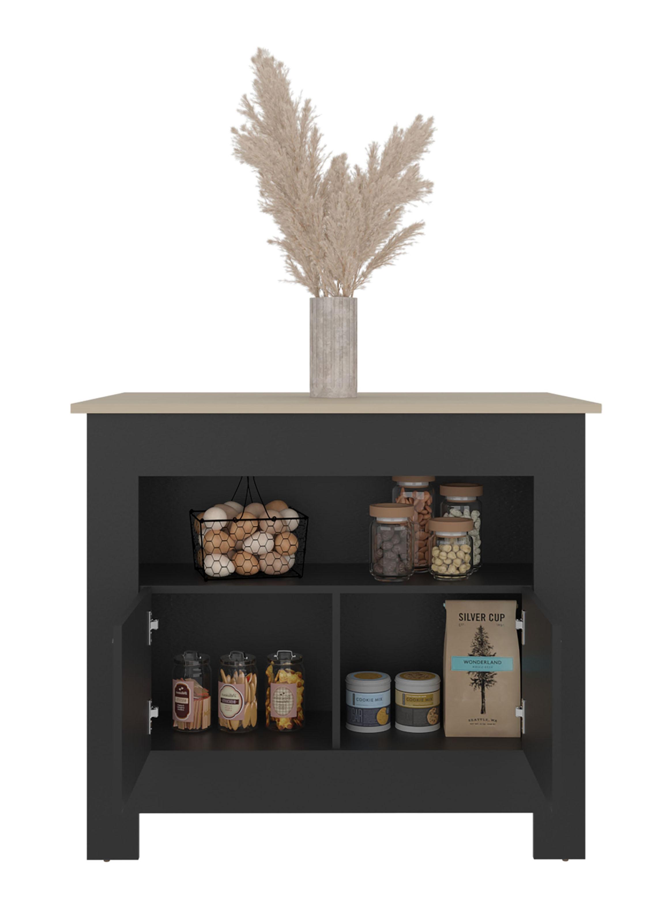 Isla de Cocina 2 Puertas Arlet Wengue Cartagena-2