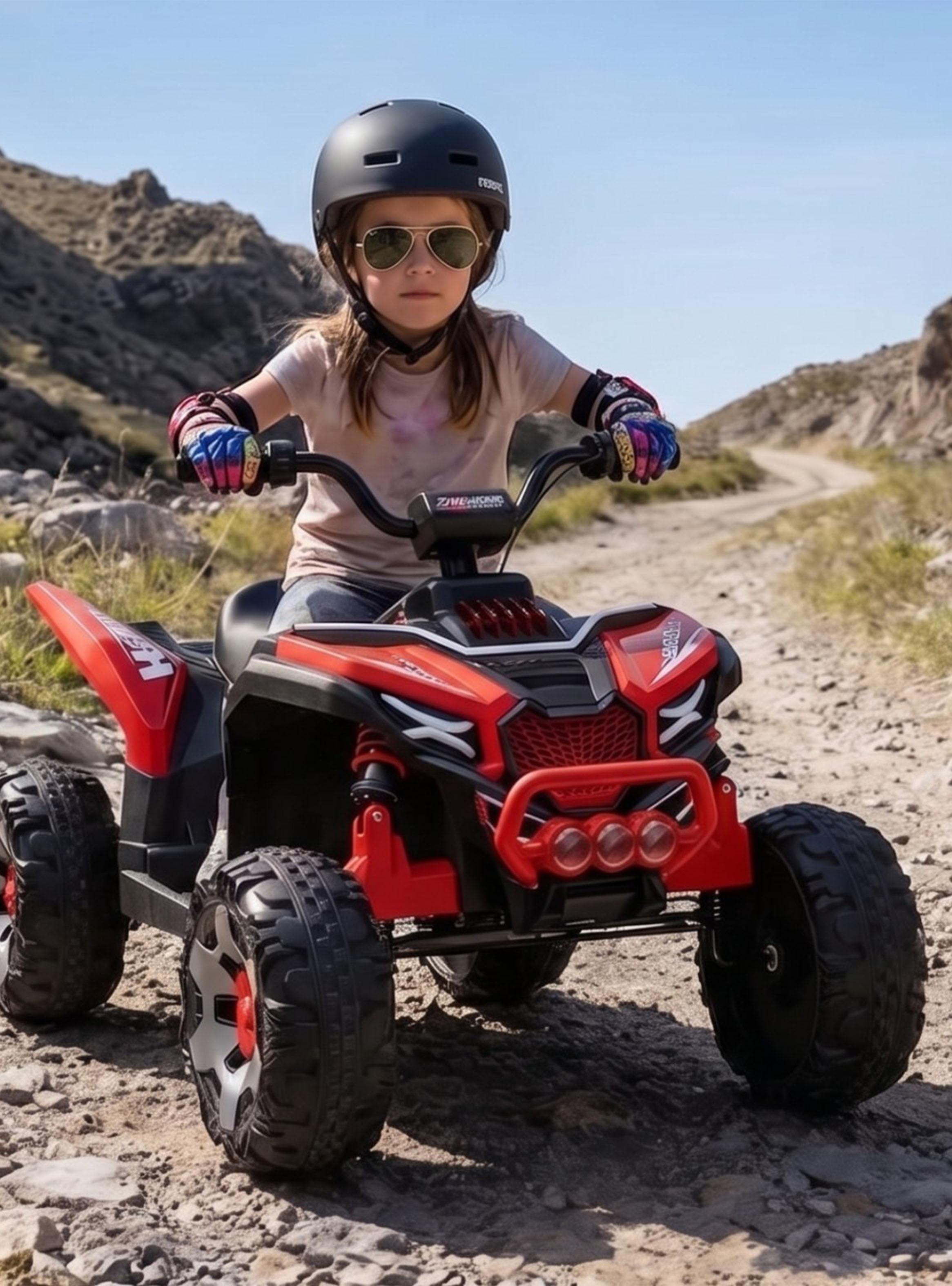 Cuatrimoto Eléctrica Infantil Monster ATV 12V 4x2 Roja-5