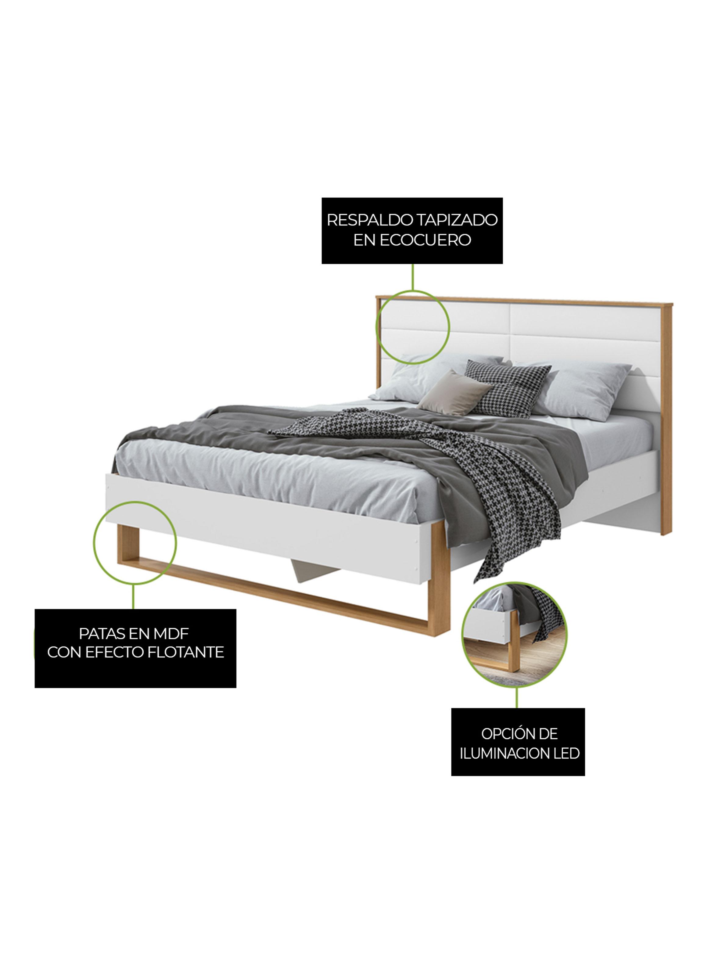 Cama Americana 2 Plazas Base Normal Freetown-2