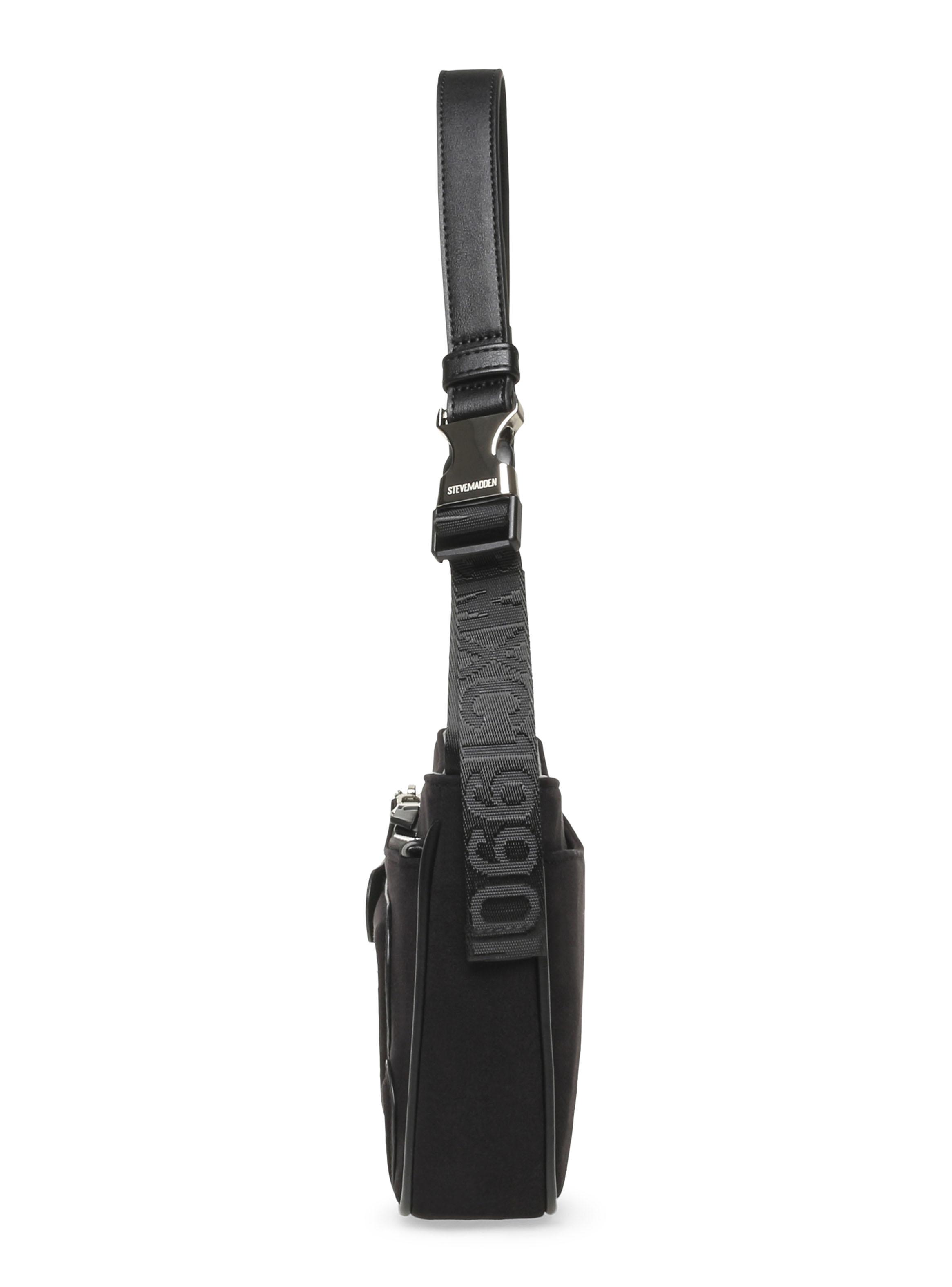 Cartera de Hombro Bmaye Negro-3
