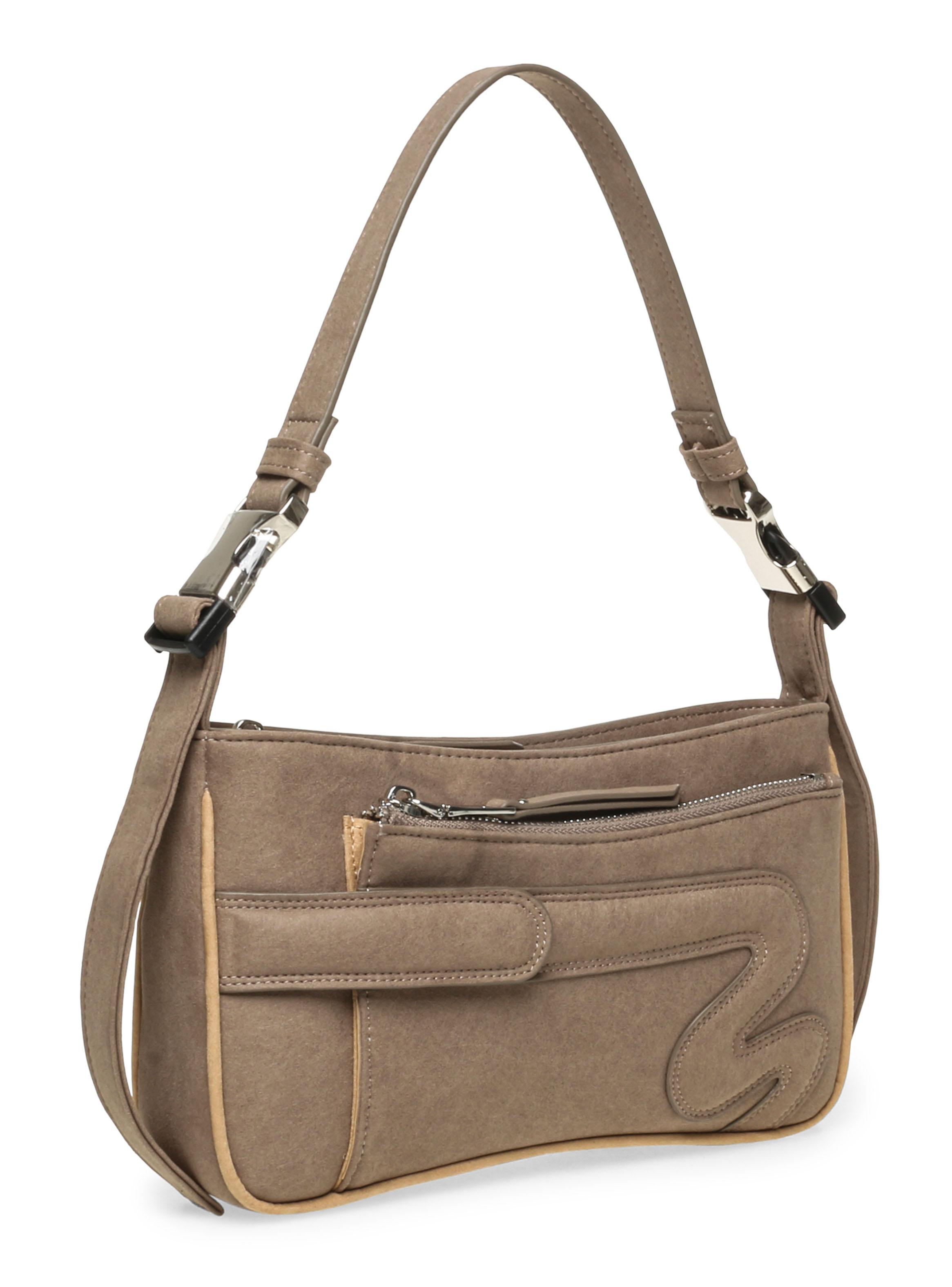 Cartera de Hombro Bmaye Taupe-2