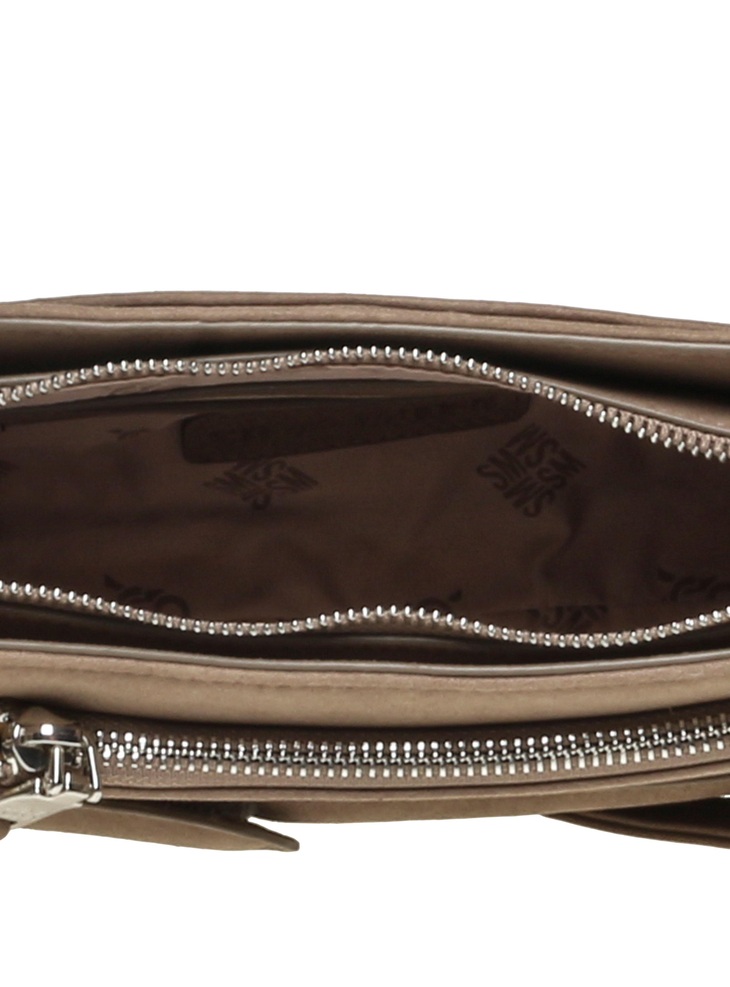 Cartera de Hombro Bmaye Taupe-4