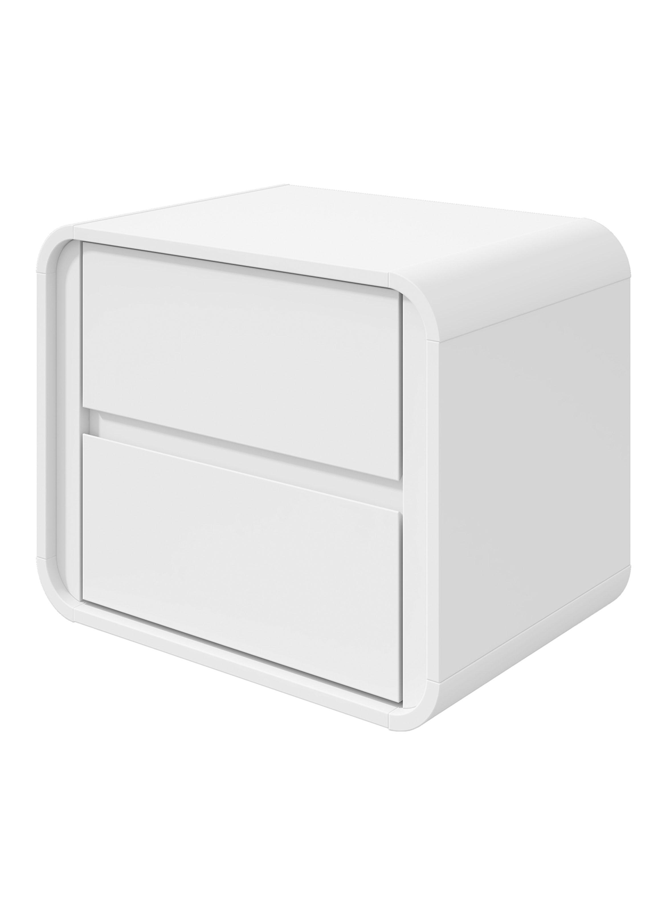 Velador 2 Cajones Loop 55x38x45 cm-0