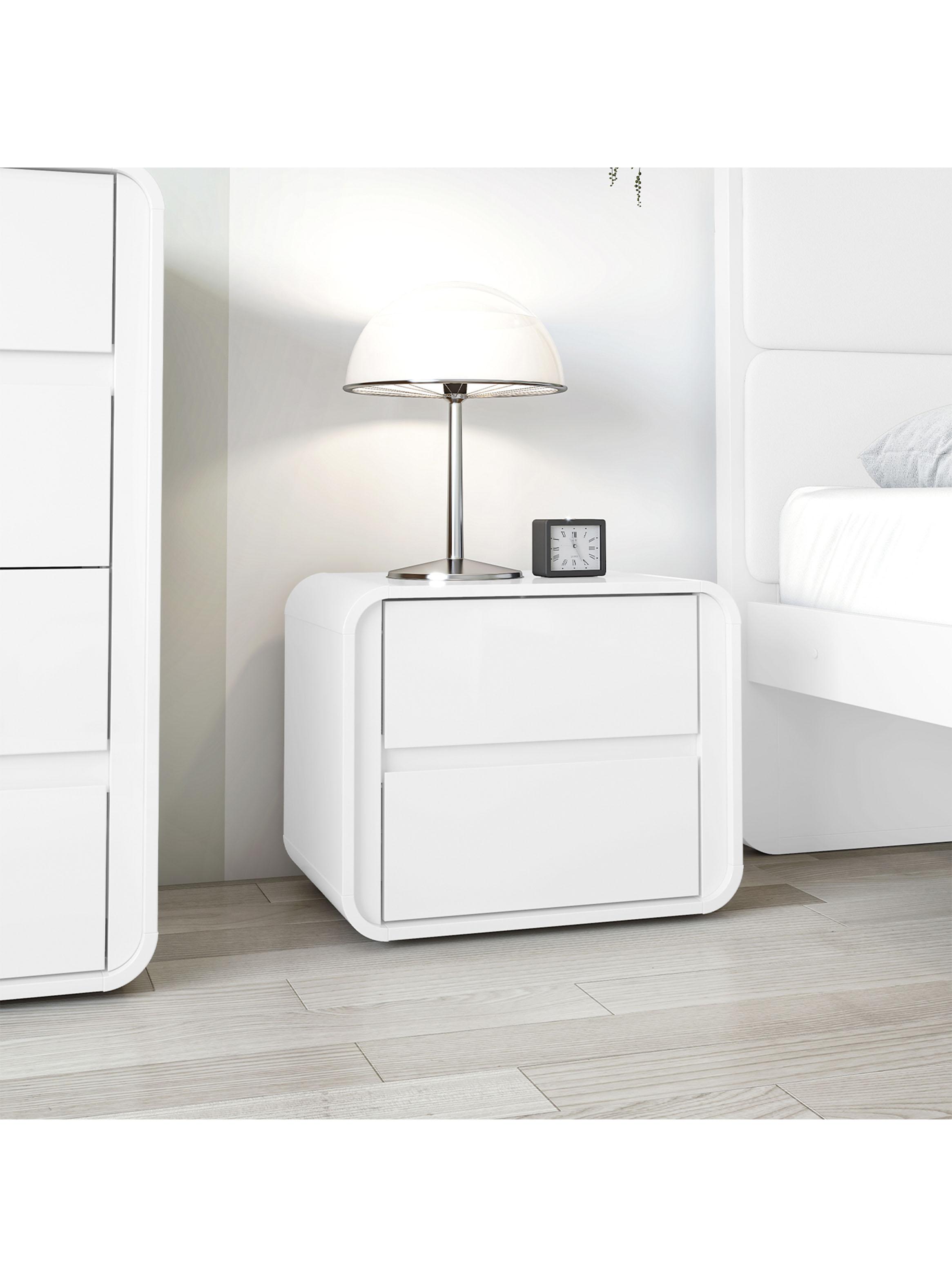 Velador 2 Cajones Loop 55x38x45 cm-3