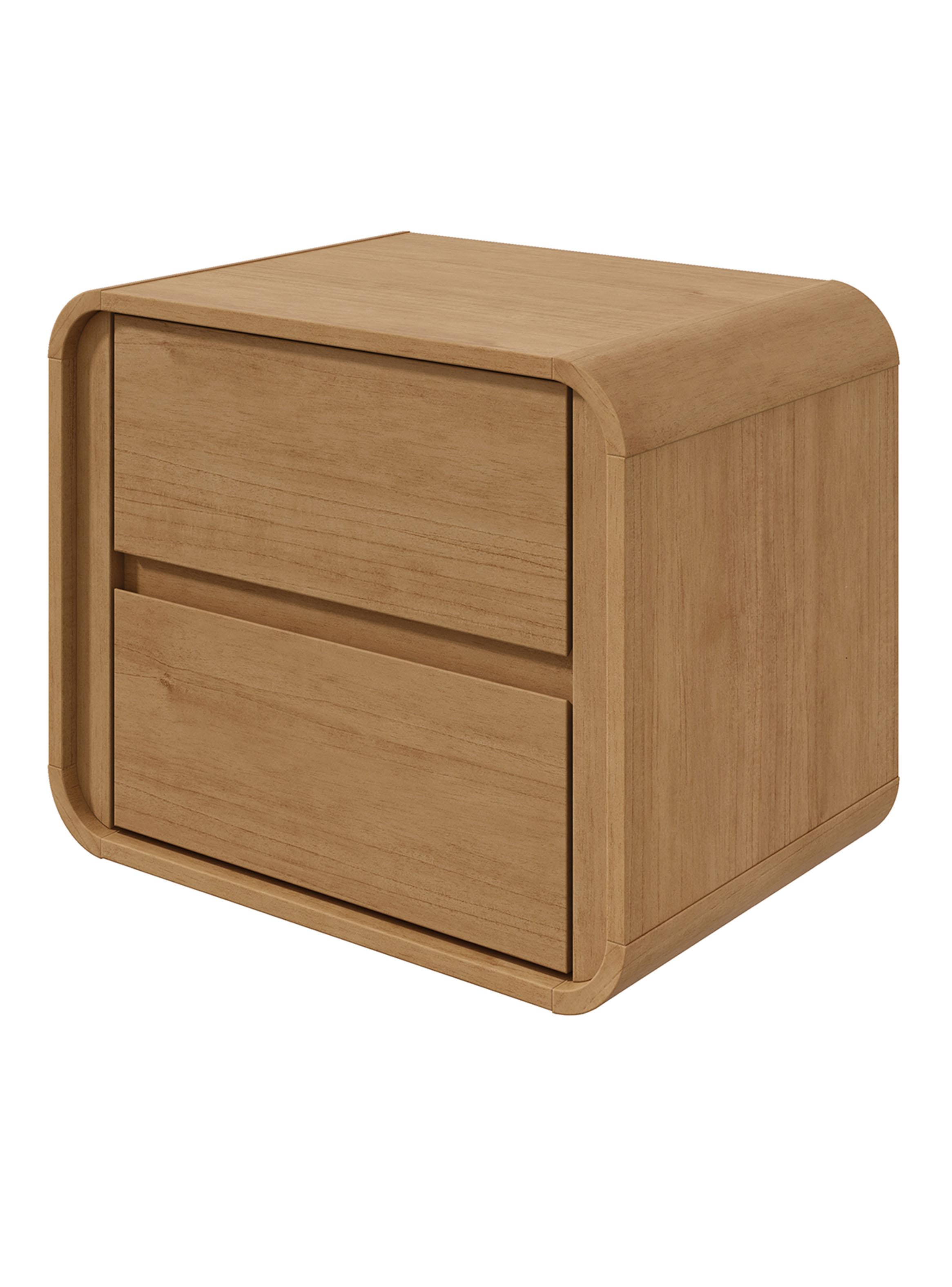 Velador 2 Cajones Loop 55x38x45 cm-0