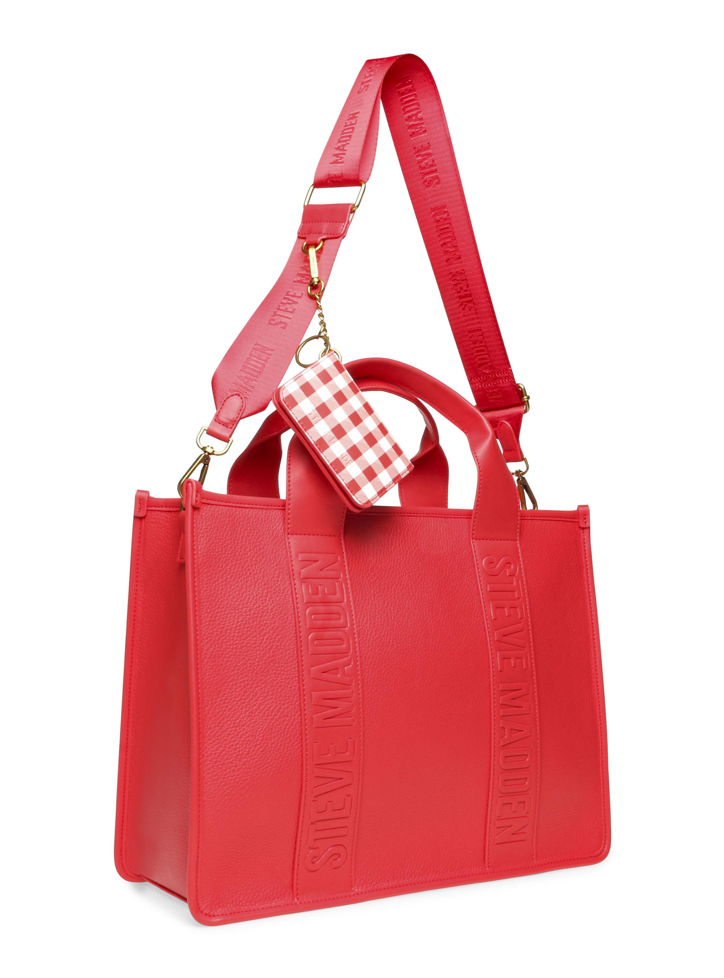 Cartera Crossbody Tote Bag Bwebberel Rojo-2