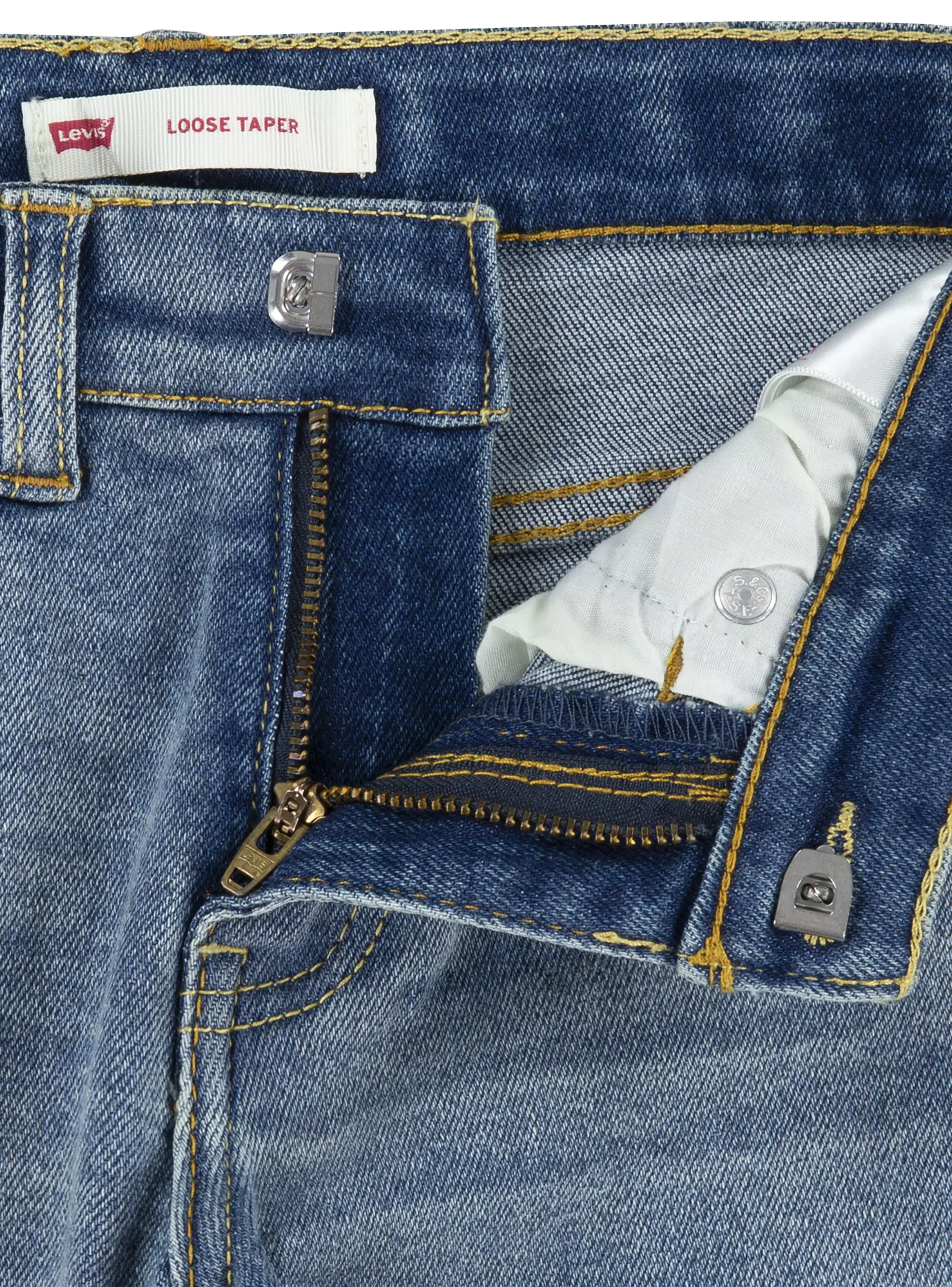 Jeans Loose Fit Tiro Medio Niño-2