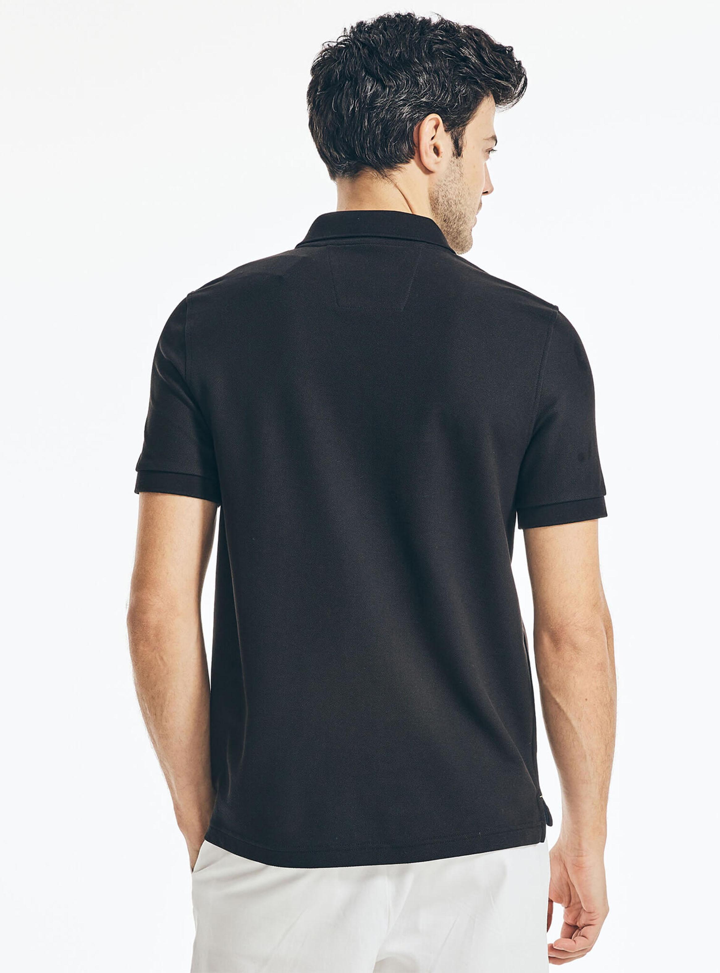 Polera Cuello Camisero Manga Corta-1