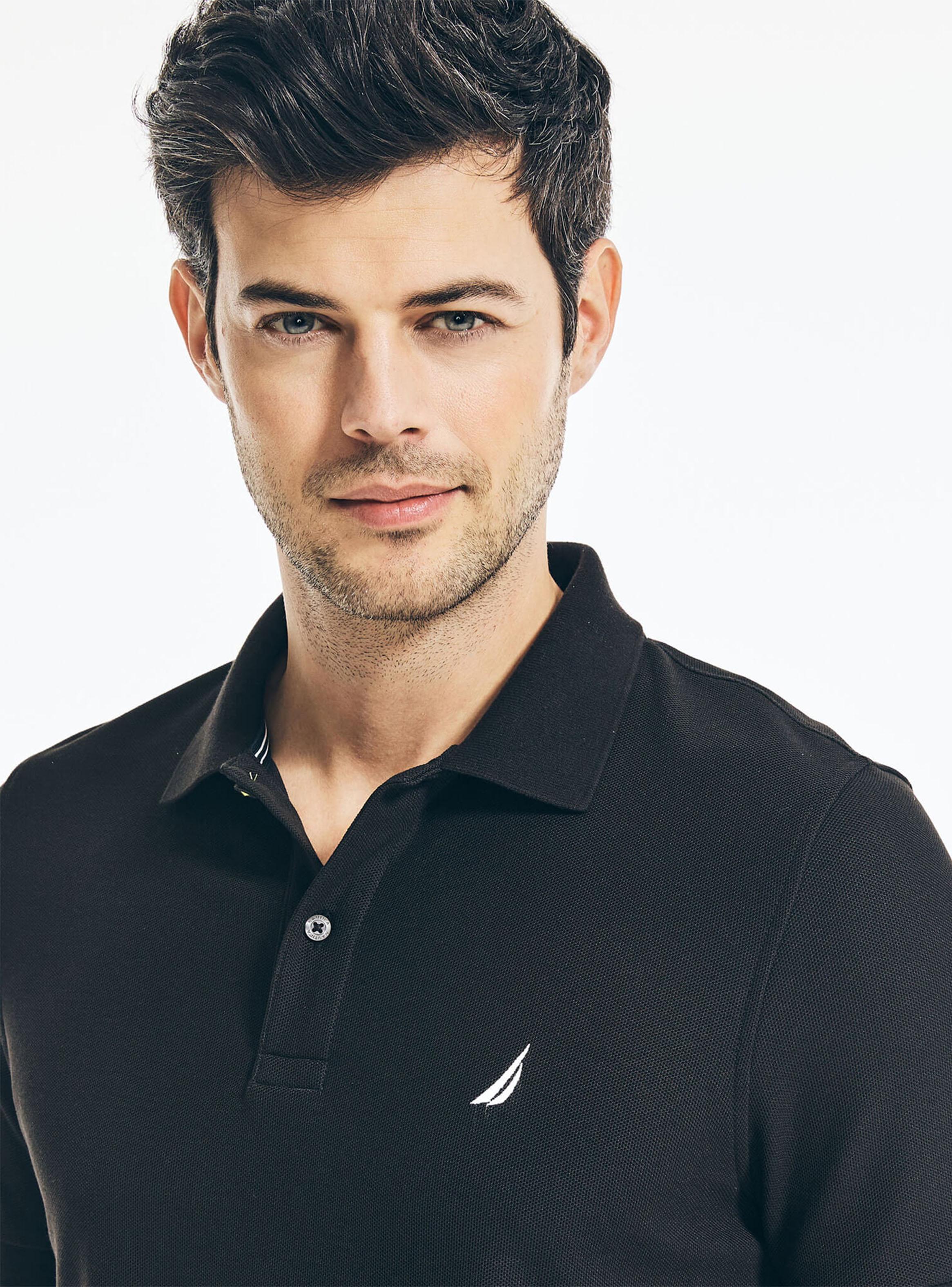Polera Cuello Camisero Manga Corta-2