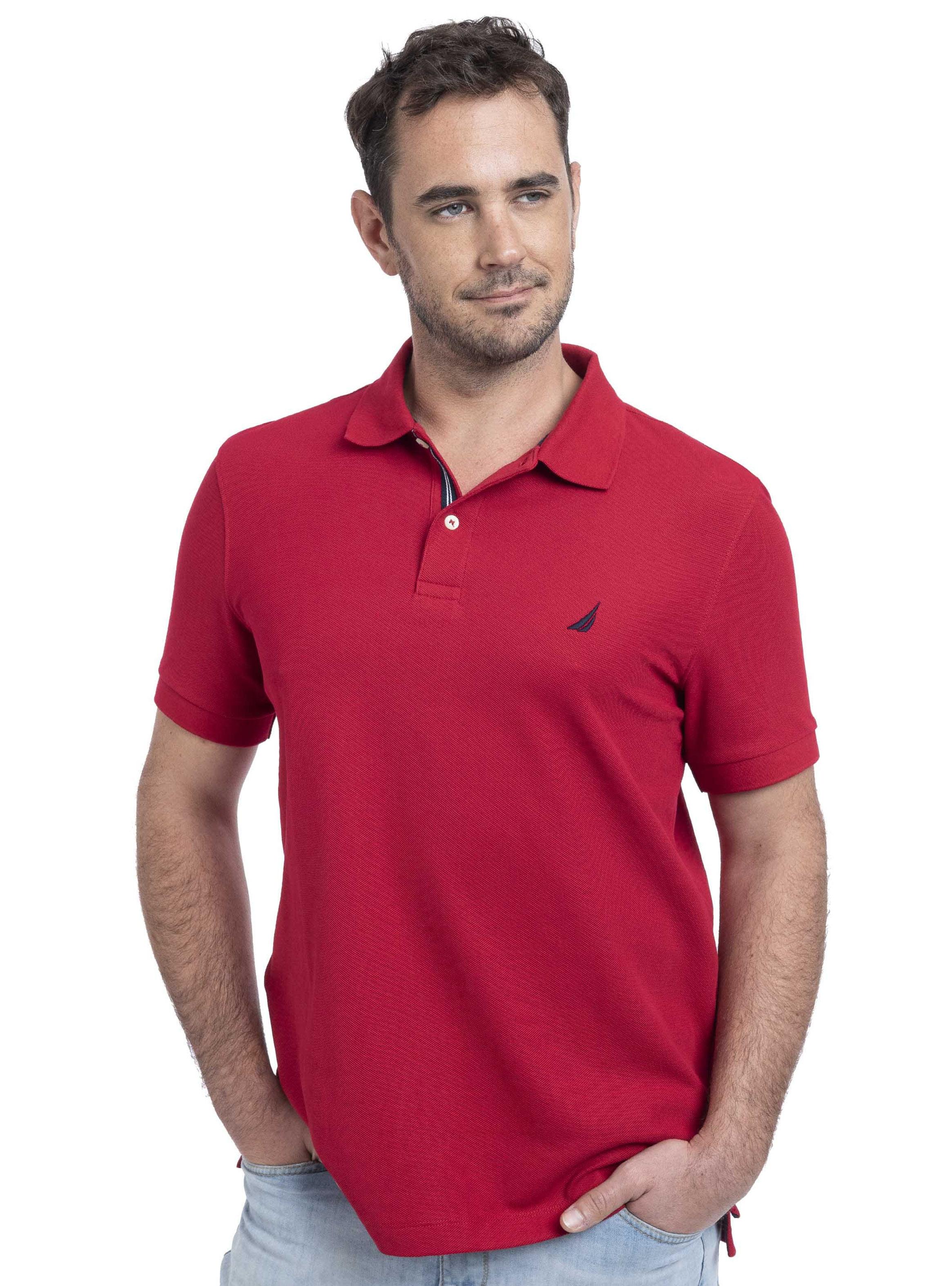 Polera Cuello Camisero Manga Corta Regular-0