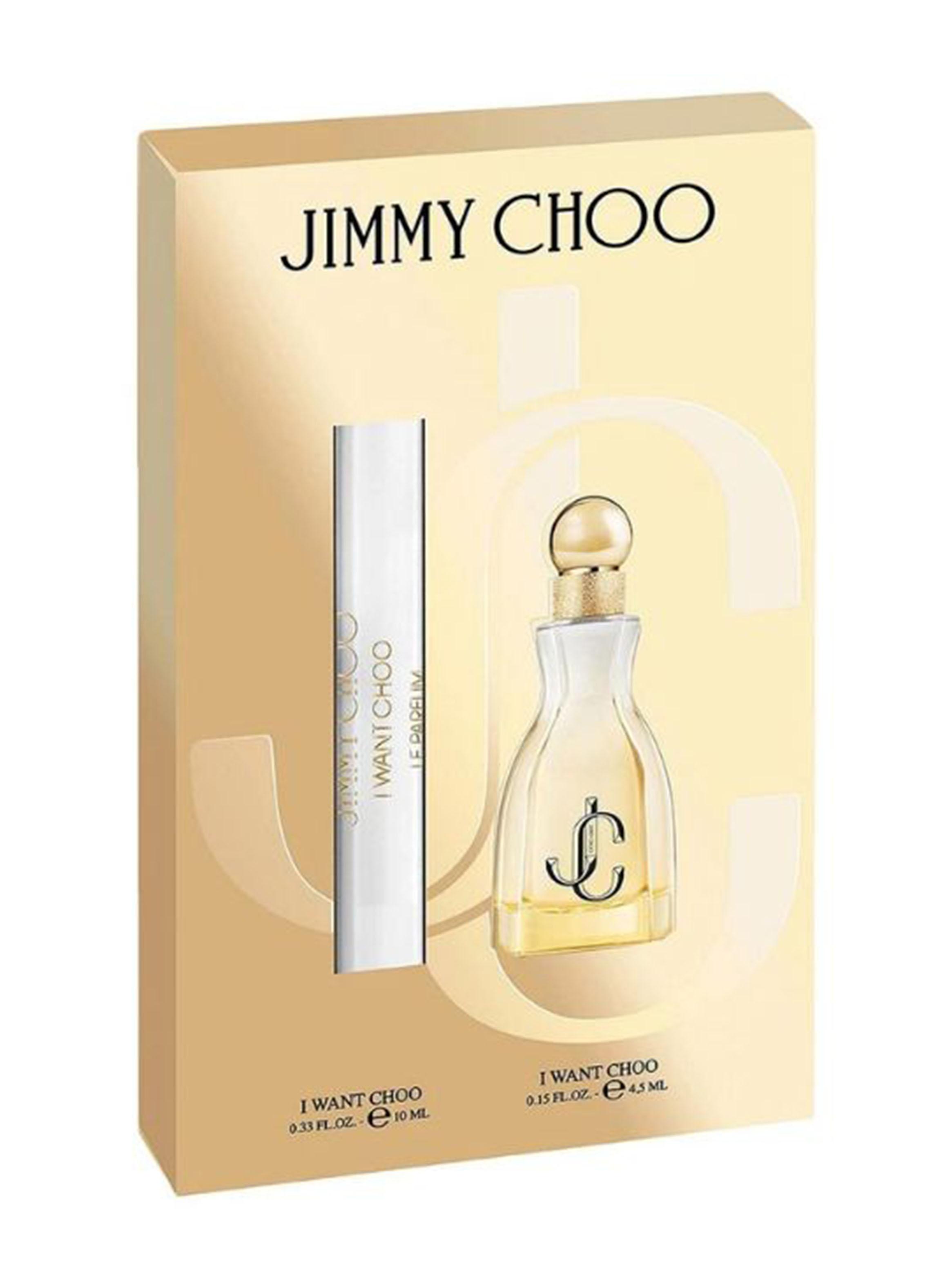 Set Perfume Mini I Want Choo Le Parfum 10 ml + 4.5 ml  Edición Limitada-0