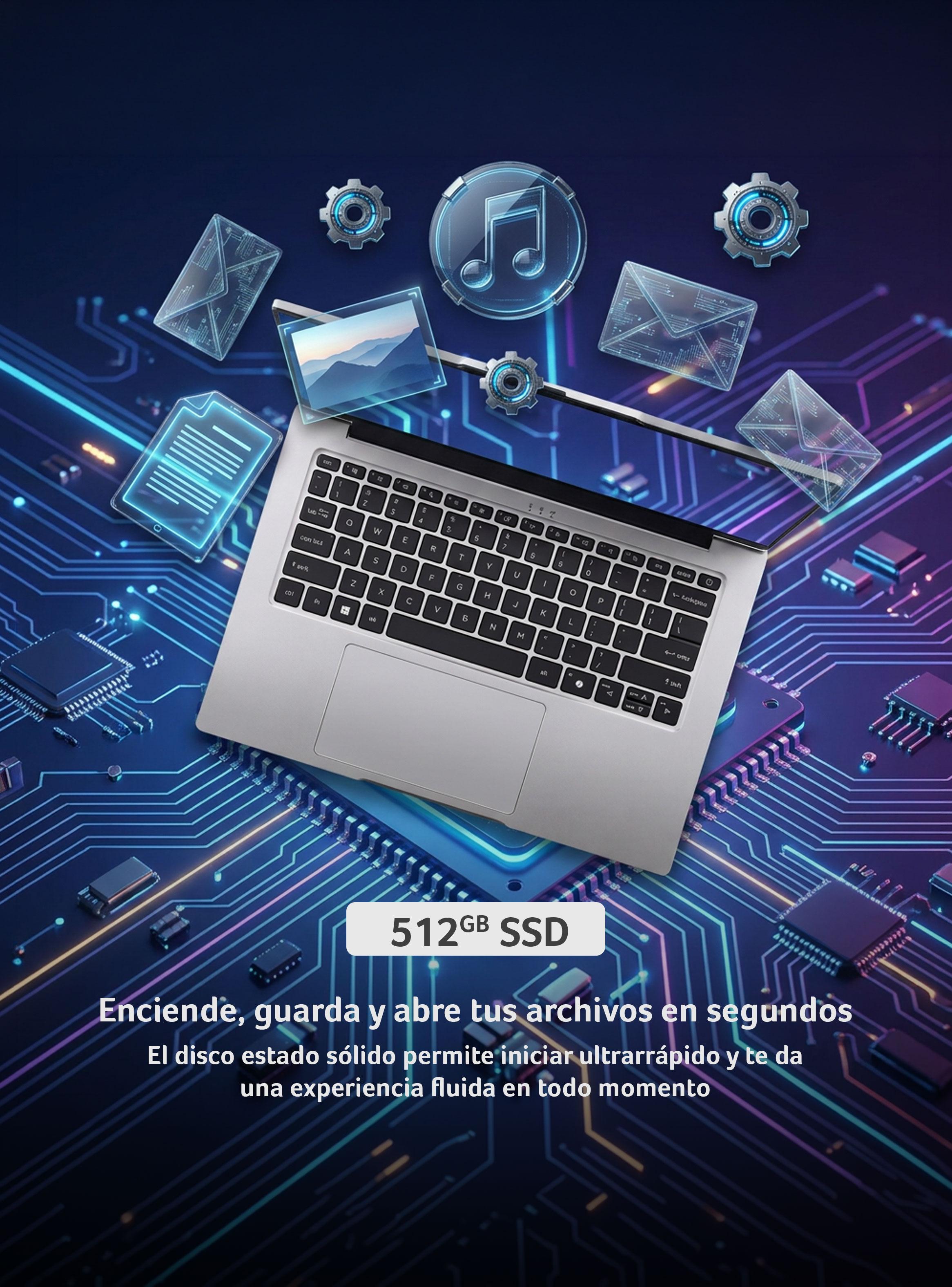 Notebook Aspire Lite AL14-43P-R1D8-3 Ryzen 7 12GB RAM 512GB SSD 14.5'' WUXGA 60Hz-4