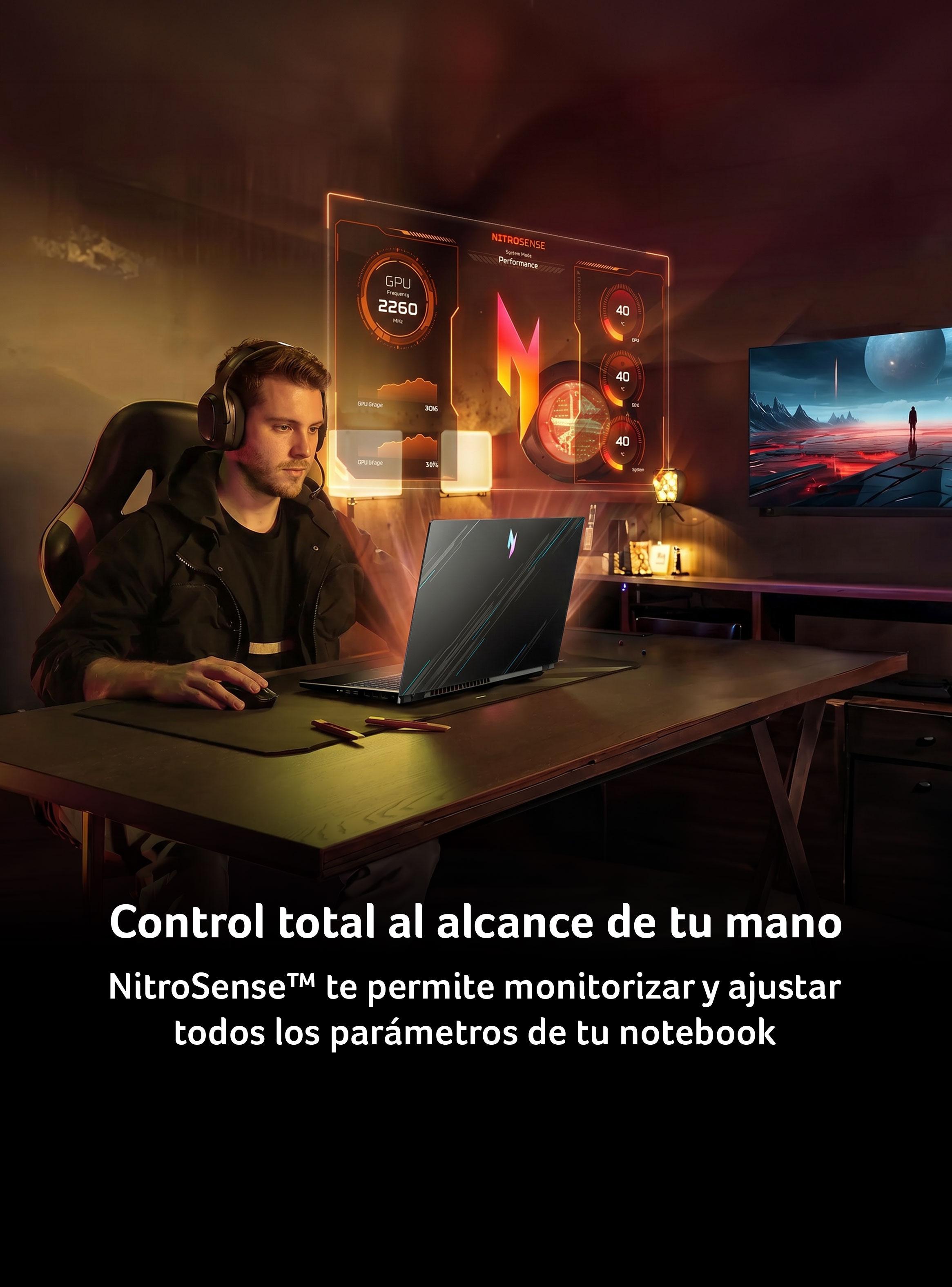 Notebook Gamer Nitro V15 ANV15-41-R6HJ-2 AMD Ryzen 5 RTX 3050 16GB RAM 512GB SSD 15.6'' 165Hz-4