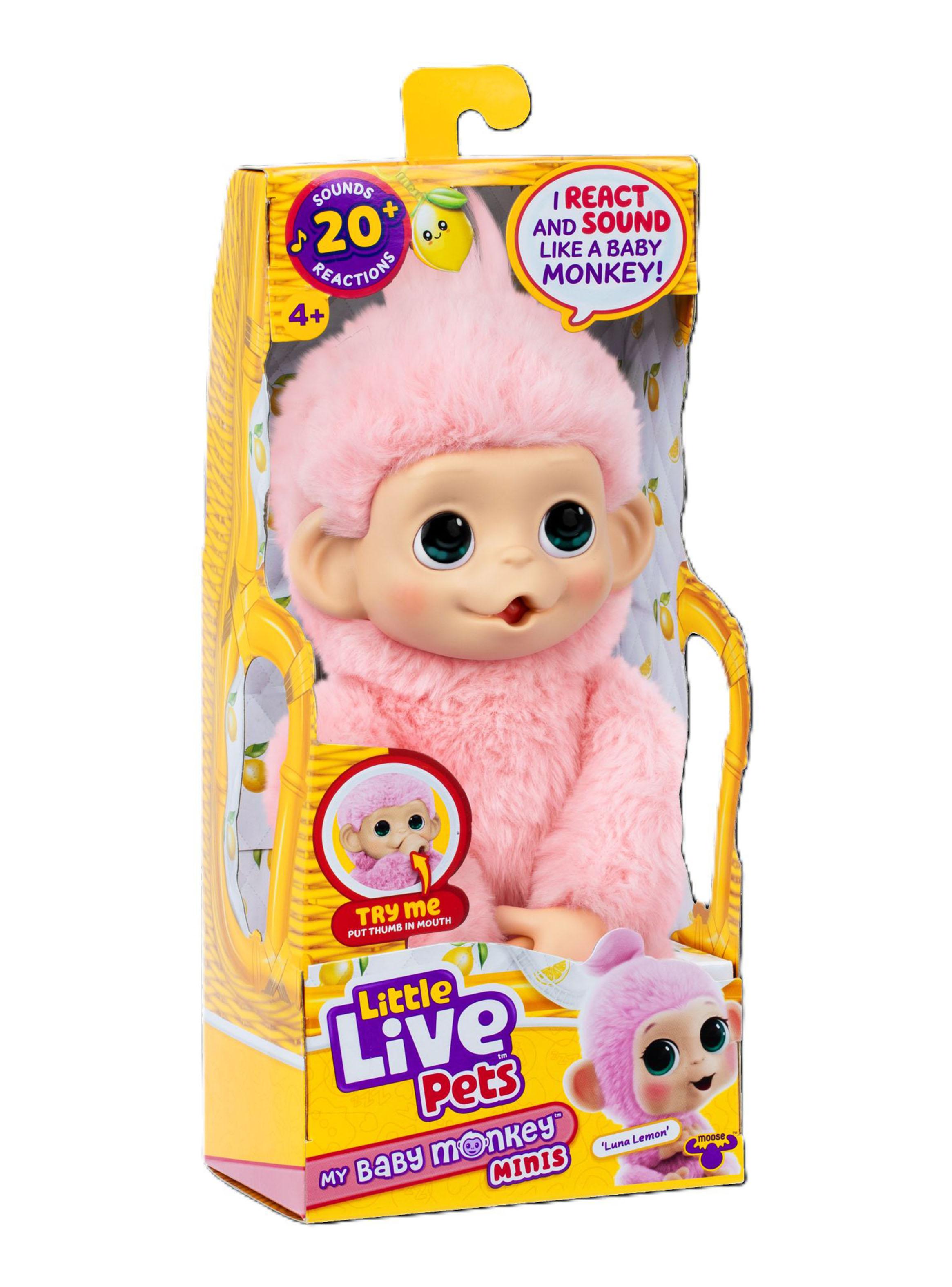 Peluche Baby Monkey Luna Lemon-2