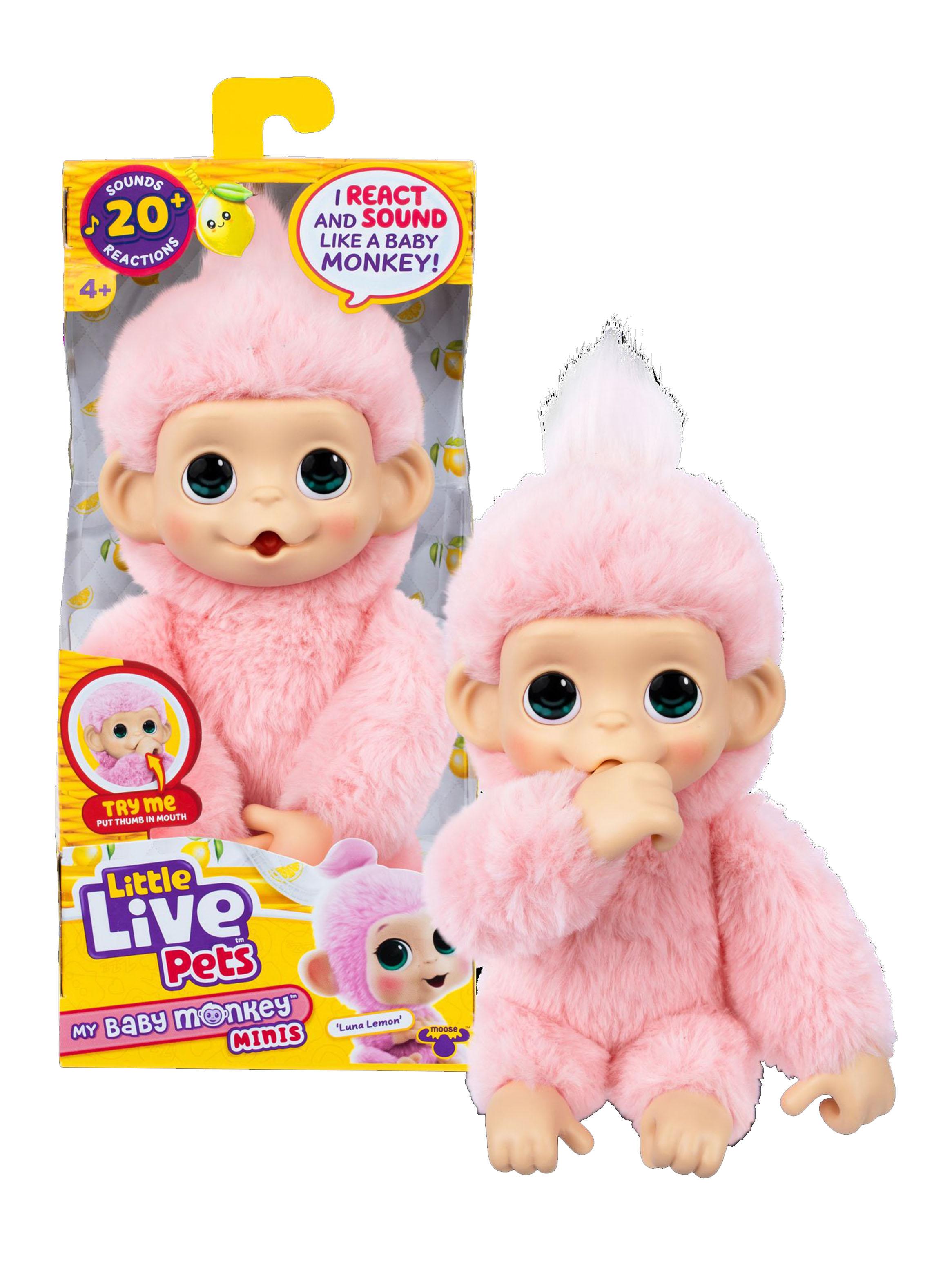 Peluche Baby Monkey Luna Lemon-3