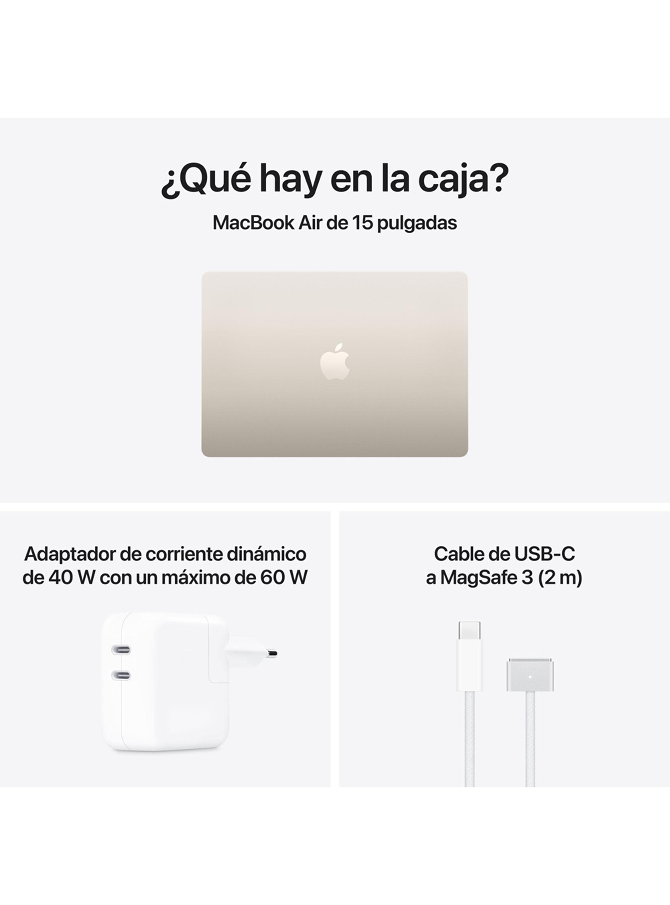 Apple MacBook Air 15 Chip M5 16GB RAM 512GB SSD 15'' 60Hz Blanco Estrella-2