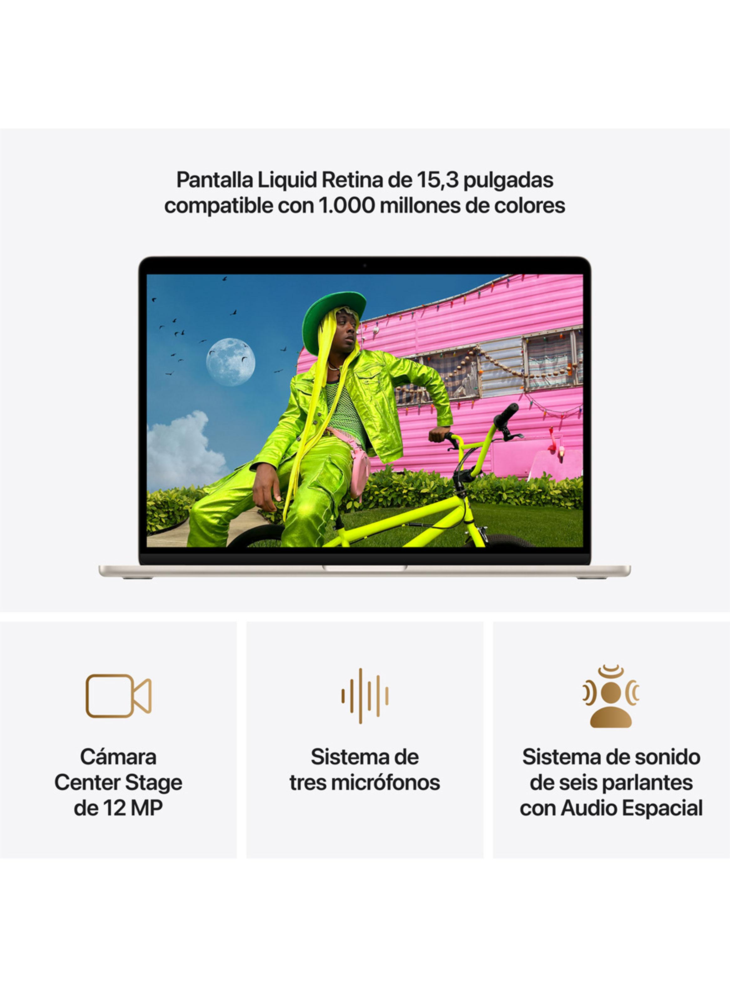 Apple MacBook Air 15 Chip M5 16GB RAM 512GB SSD 15'' 60Hz Blanco Estrella-3