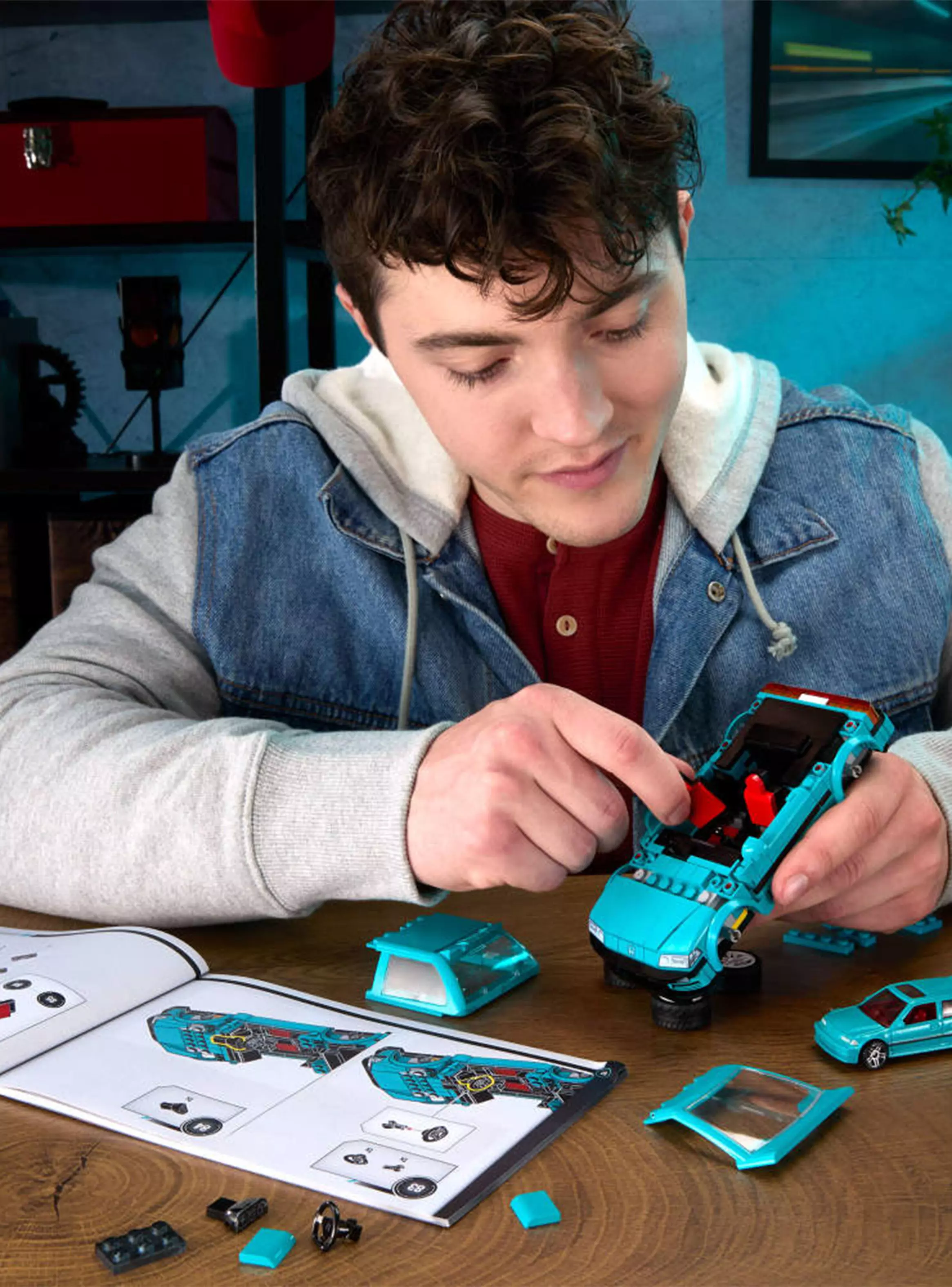 Vehículo para Construir Honda 90 248 Piezas-5