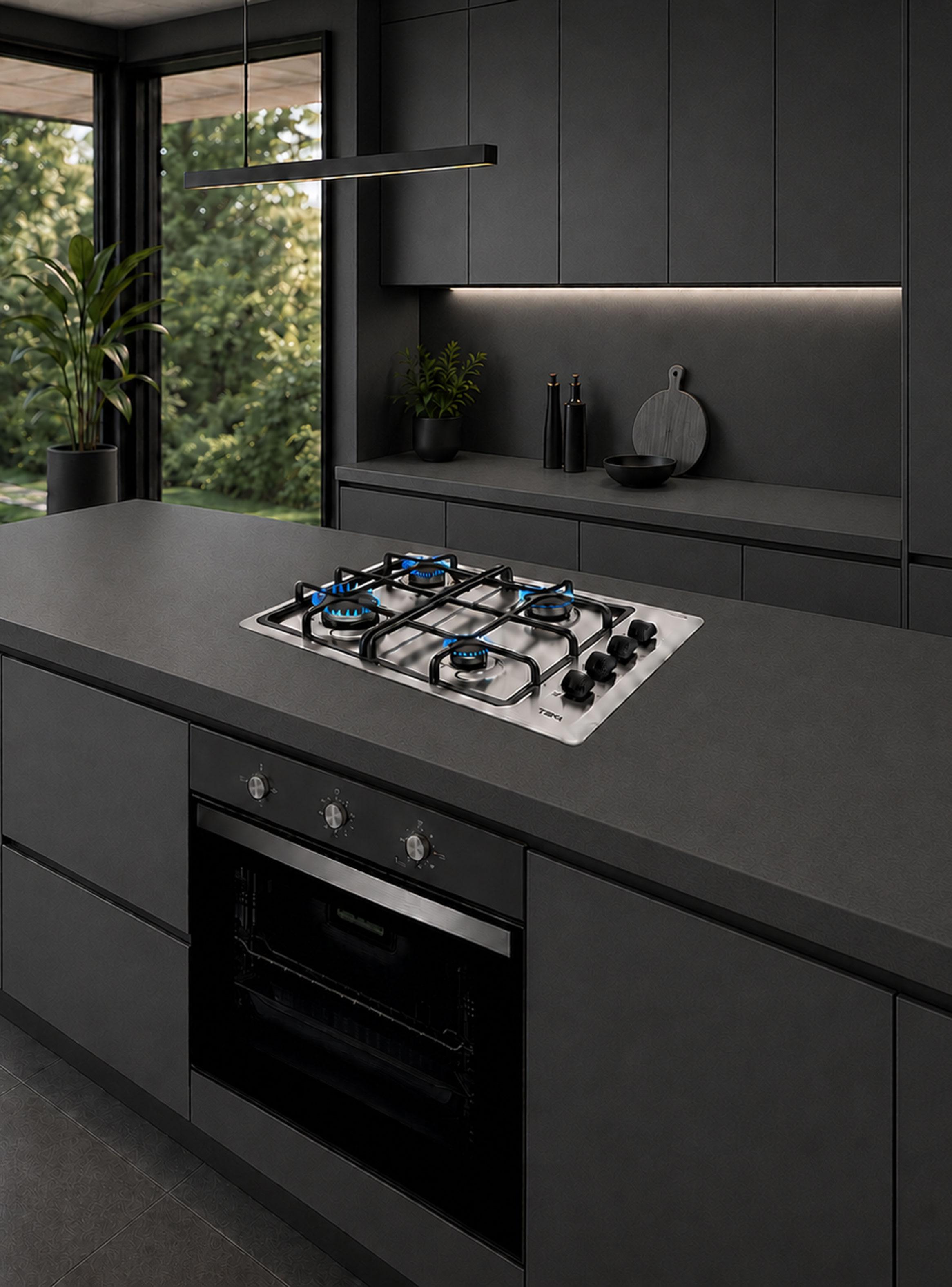 Encimera Gas Licuado 4 Platos HLX540 KBB0C IX-4
