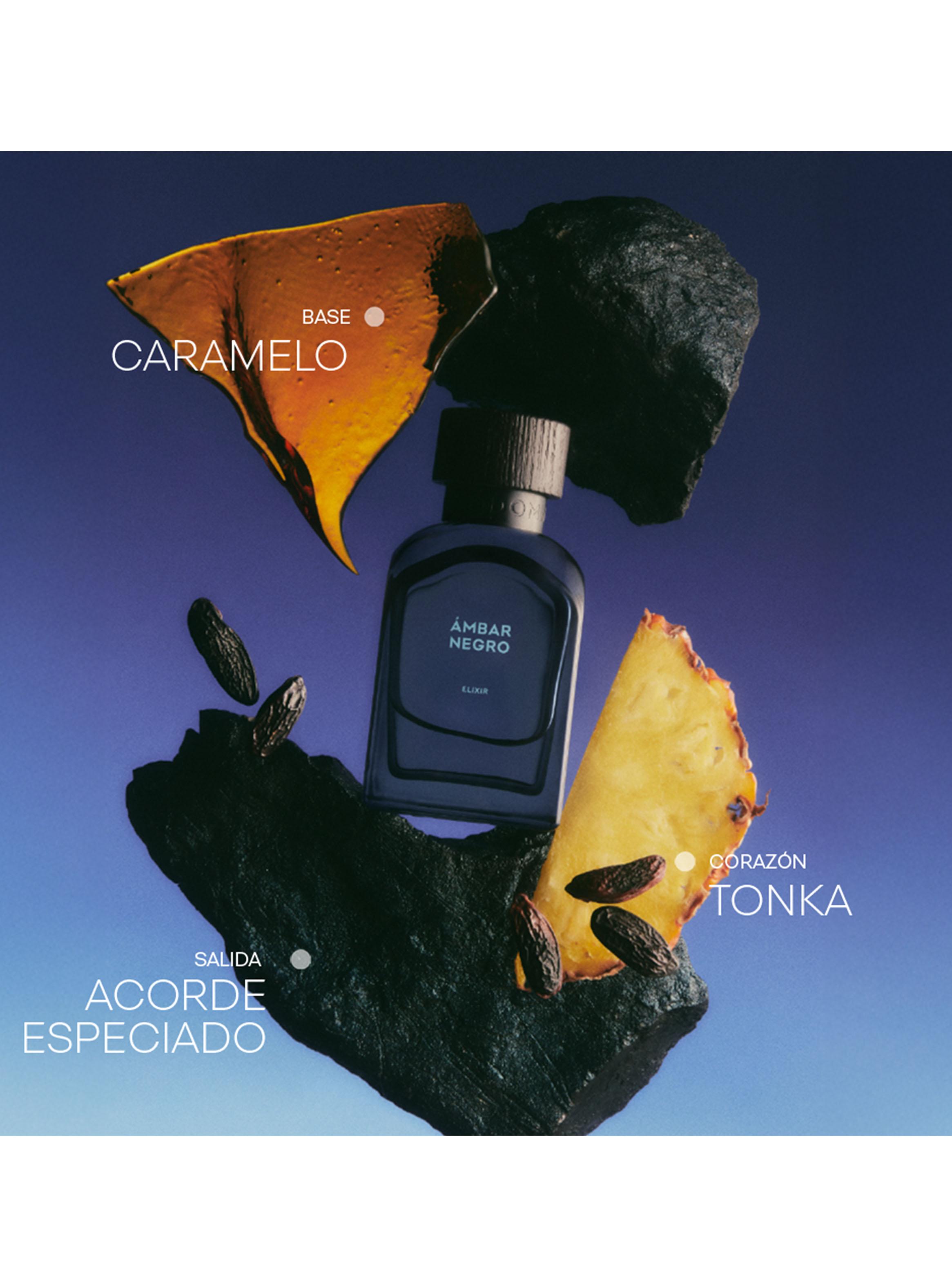 Perfume Ámbar Negro Elixir Parfum Hombre 120 ml-2