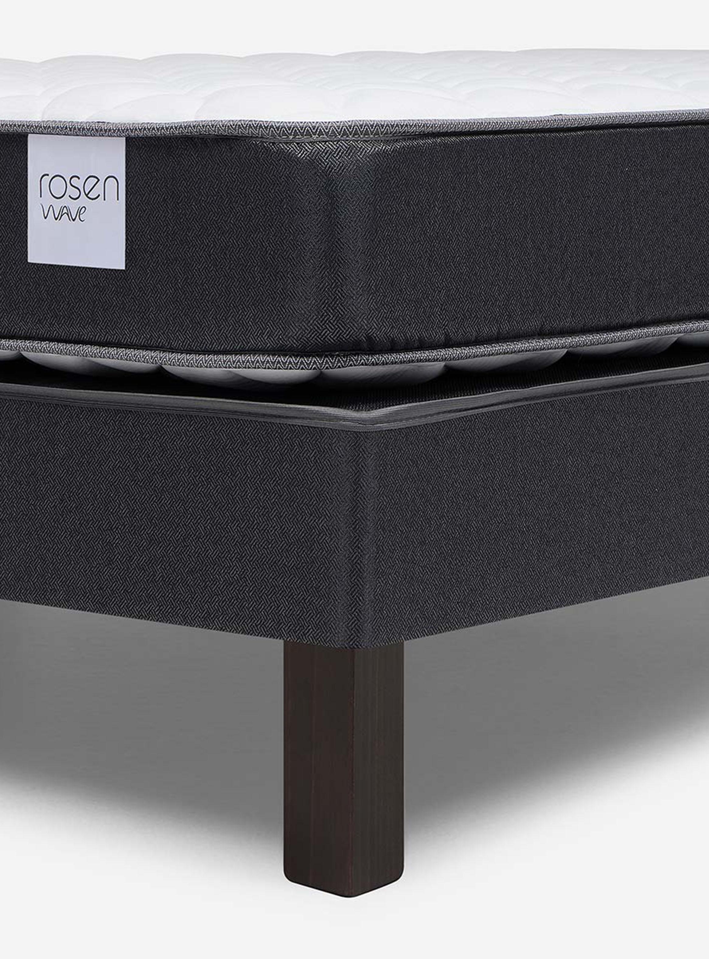Cama Europea 1 Plaza Wave 0.90x1.90 R Lucio Grafito-3
