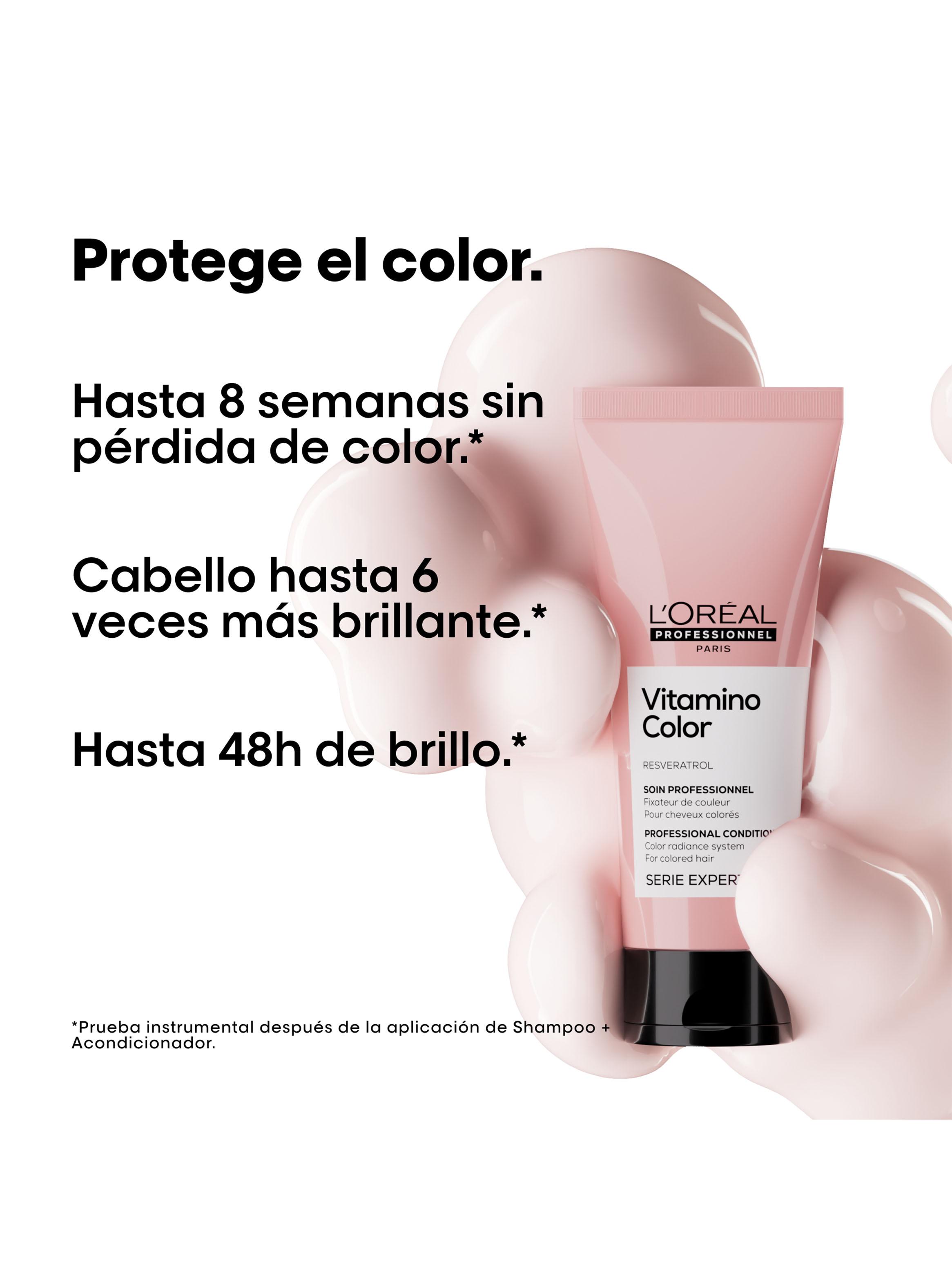 Set Profesional Cuidado del Color Shampoo 300 ml + Acondicionador Vitamino Color 200 ml-2