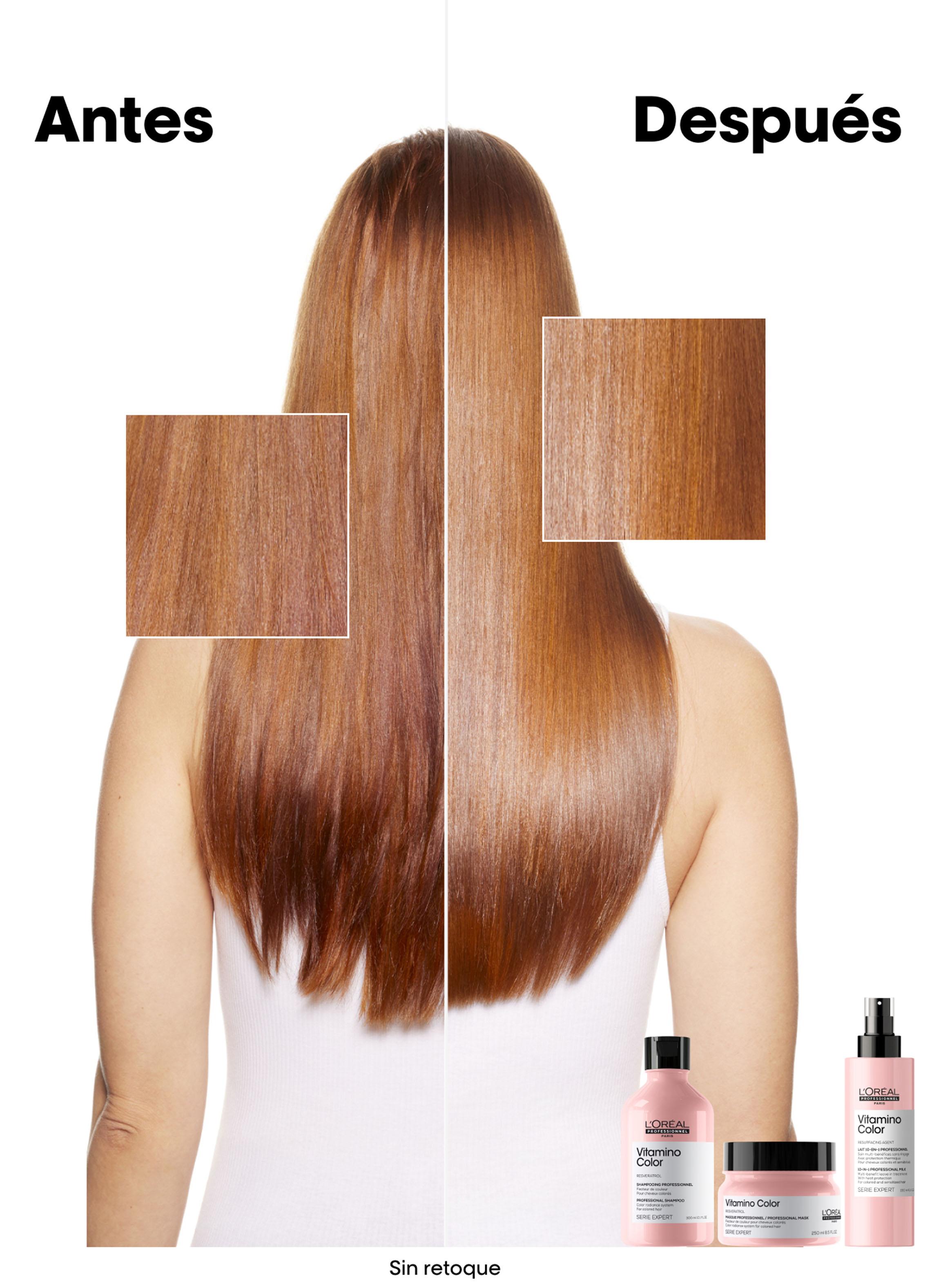 Set Profesional Cuidado del Color Shampoo 300 ml + Acondicionador Vitamino Color 200 ml-3