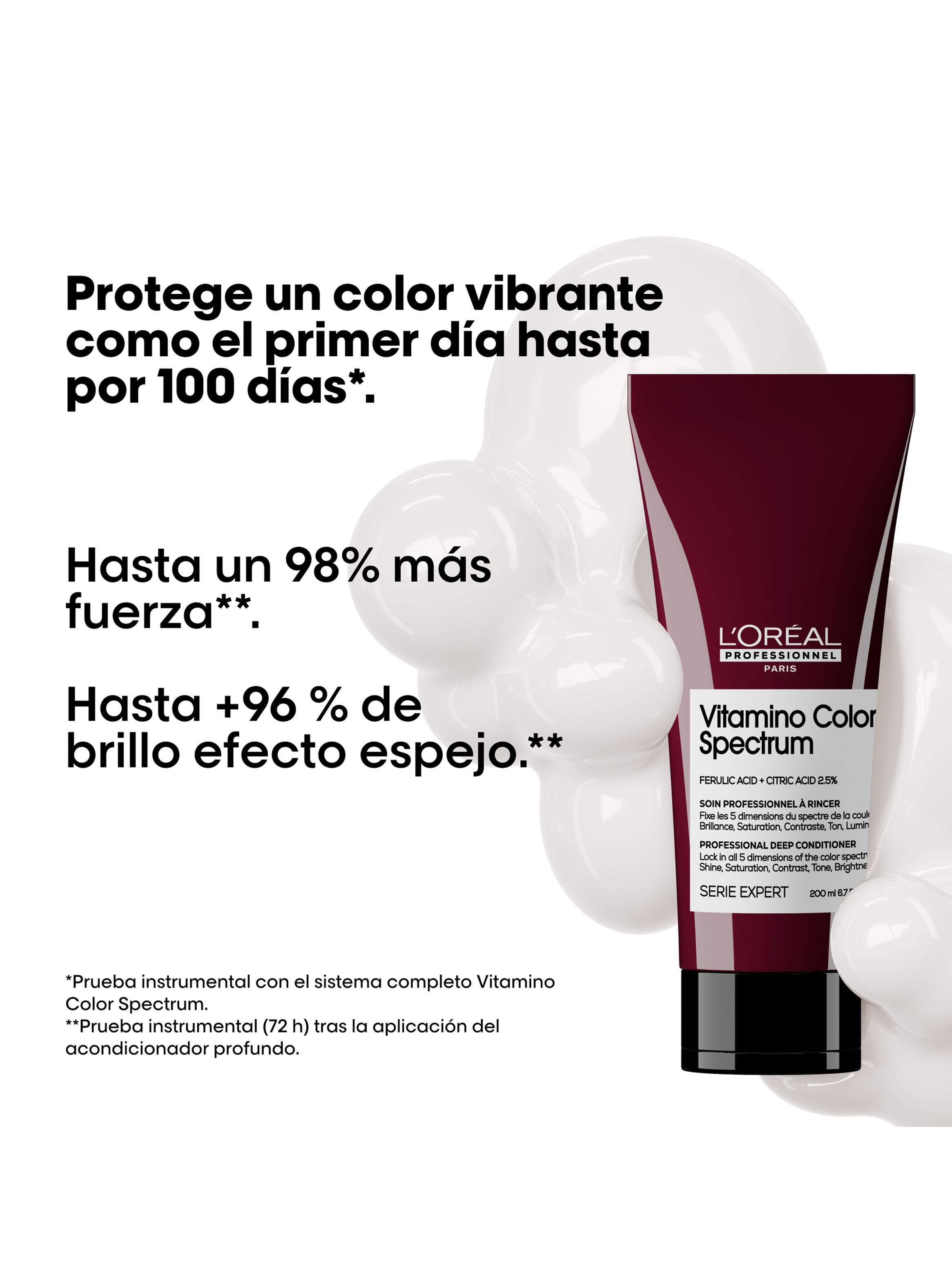 Set Profesional Cuidado Color Profundo Shampoo 300ml + Acondicionador Vitamino Color Spectrum 200ml-2