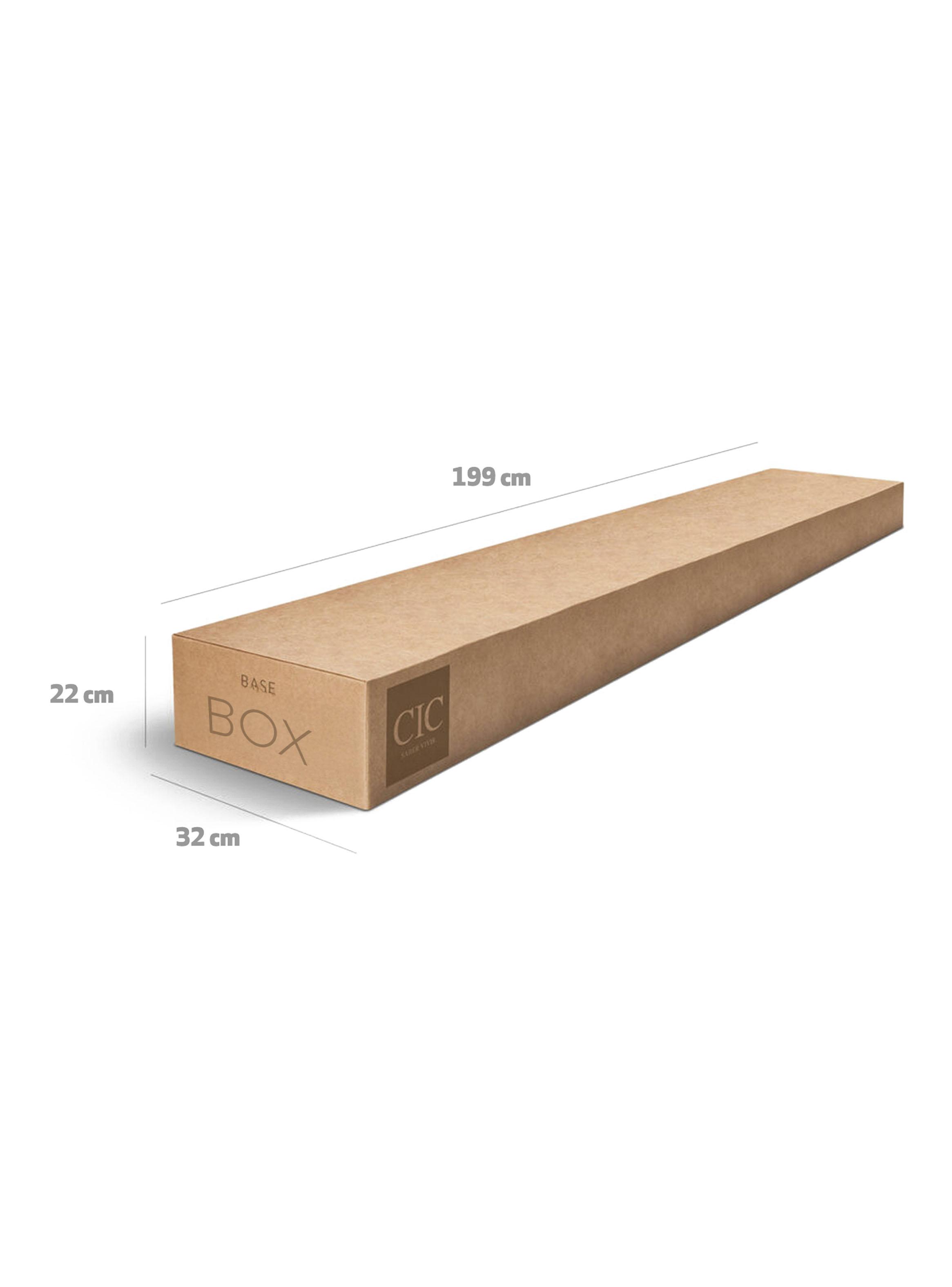 Cama Europea Box Ortopedic Advance 2 Plazas + Respaldo Gris Tapizado-5