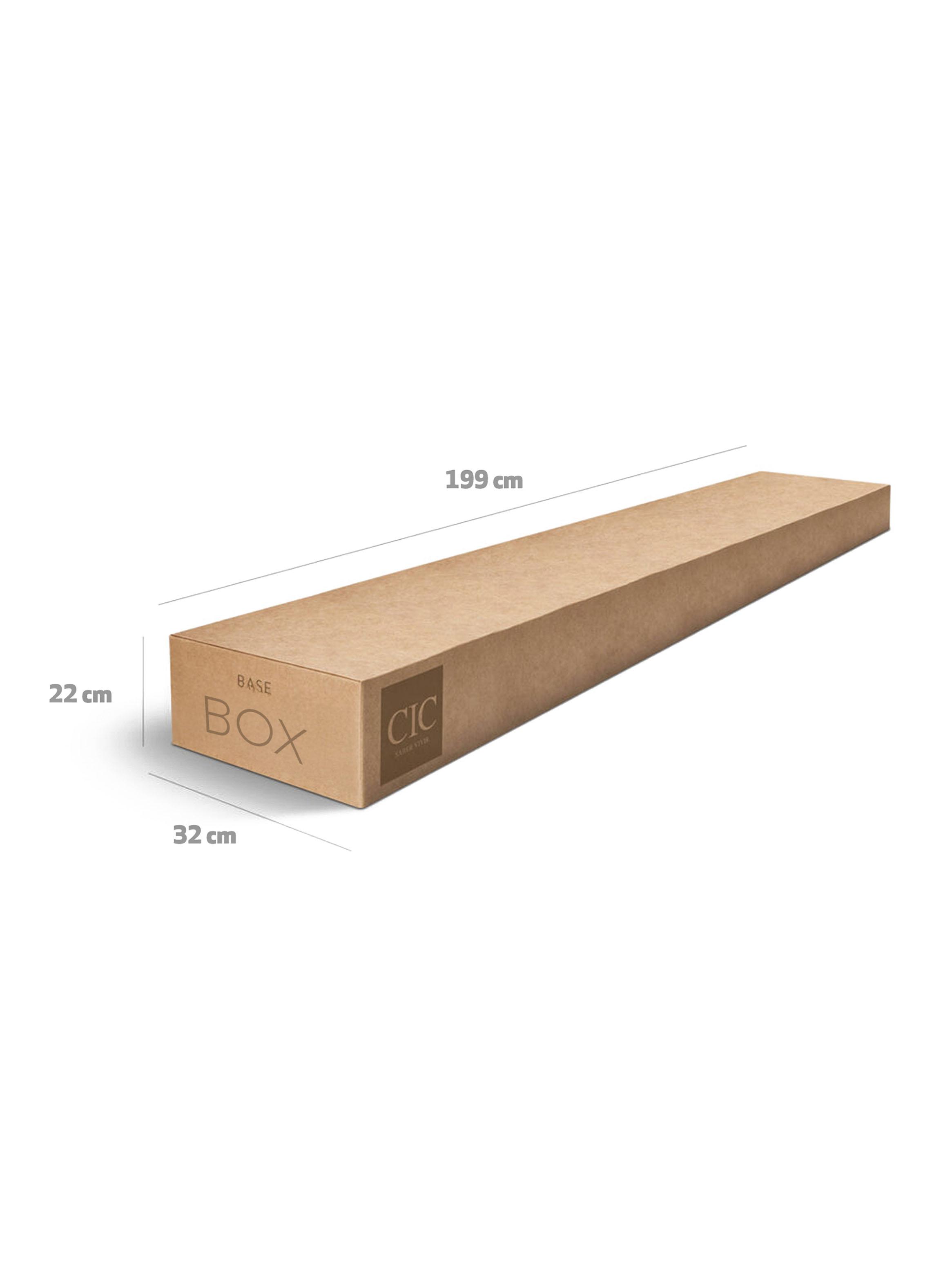 Cama Europea Box Ortopedic Advance King + Respaldo Gris Tapizado-5